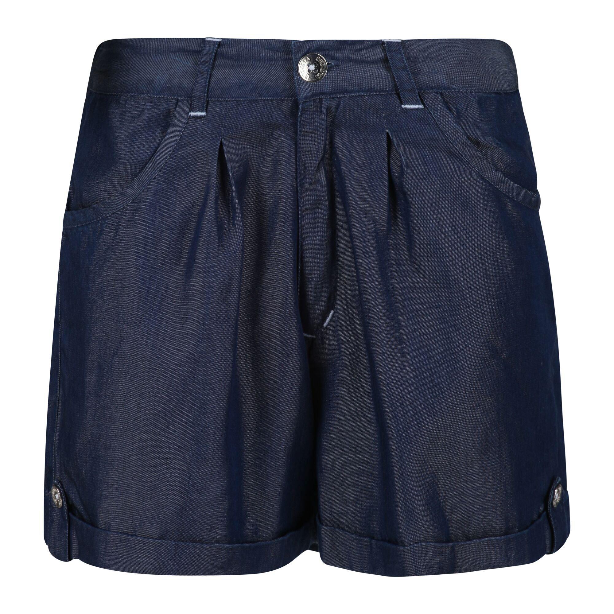 Chambray - Regatta - Unisex Kids' Delicia Coolweave Walking Shorts - 1