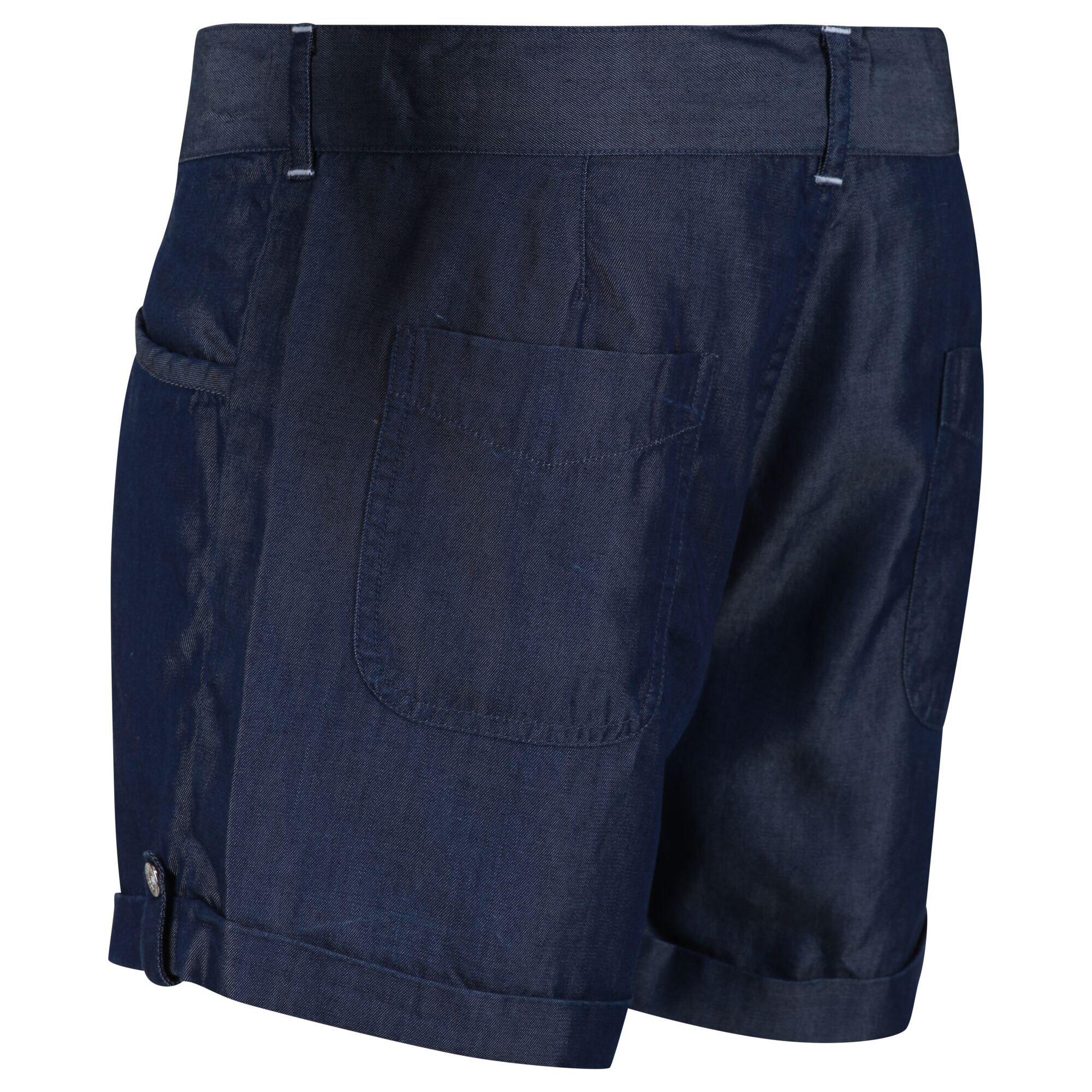 Chambray - Regatta - Unisex Kids' Delicia Coolweave Walking Shorts - 4