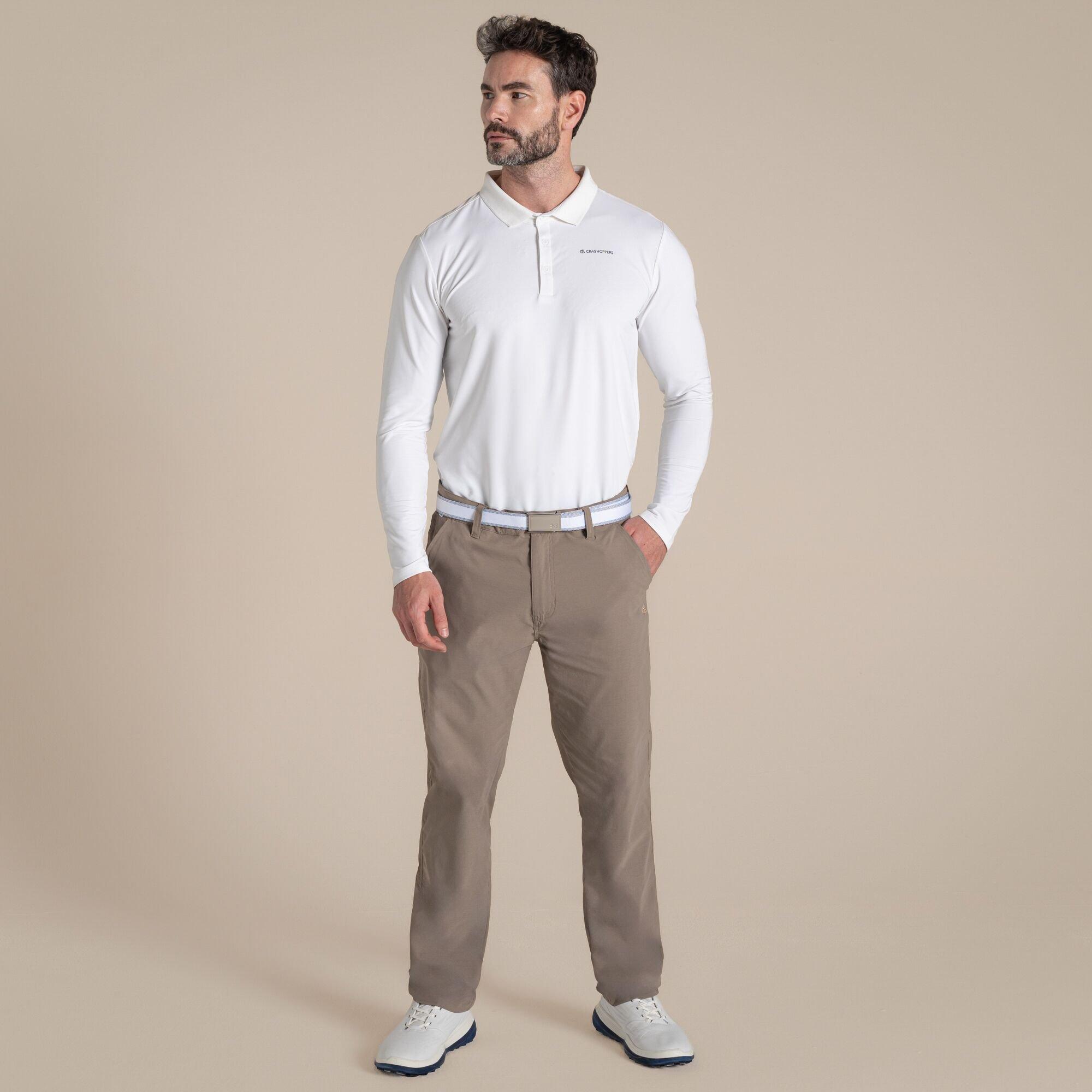 Pebble - Craghoppers - Mens NosiLife Santos II Golf Trousers - 8