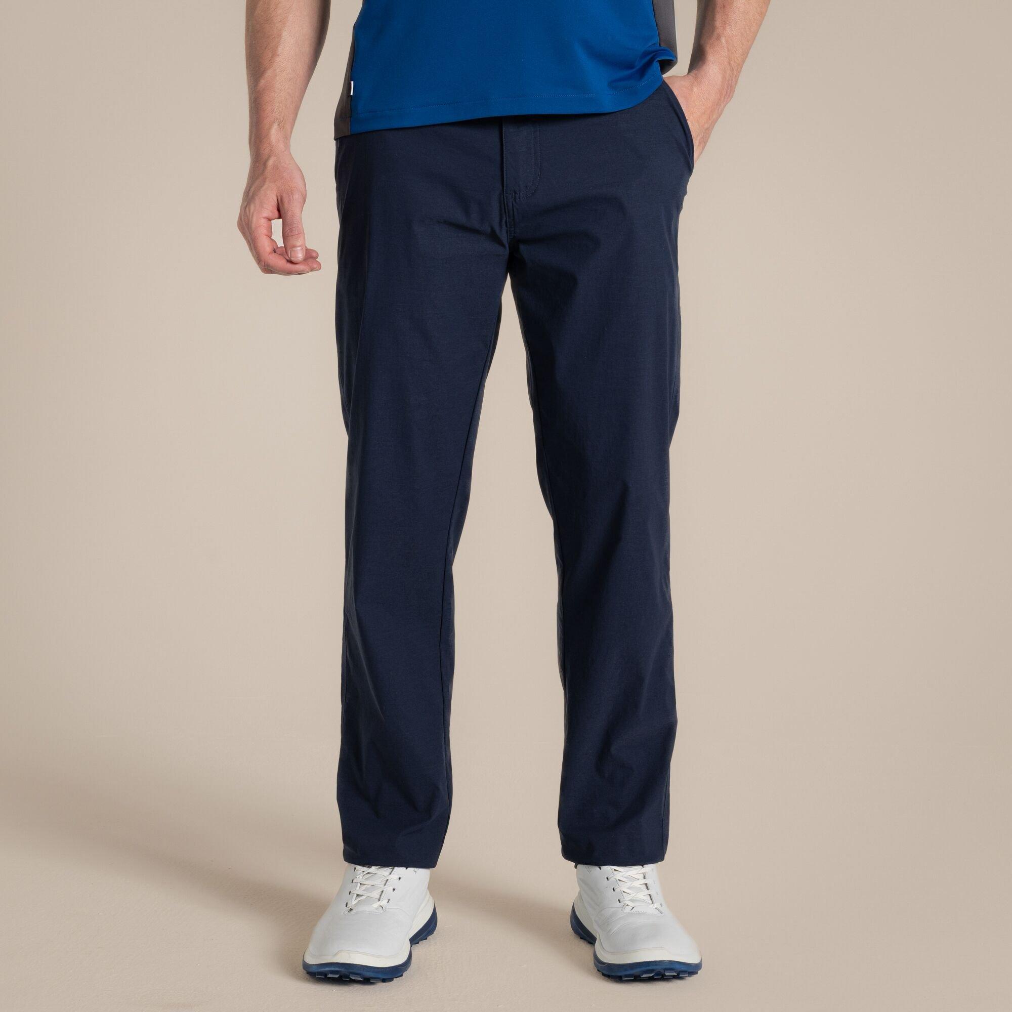 Craghoppers Men's Nosilife Santos Ii Golf Trousers - Blue Navy - 38R