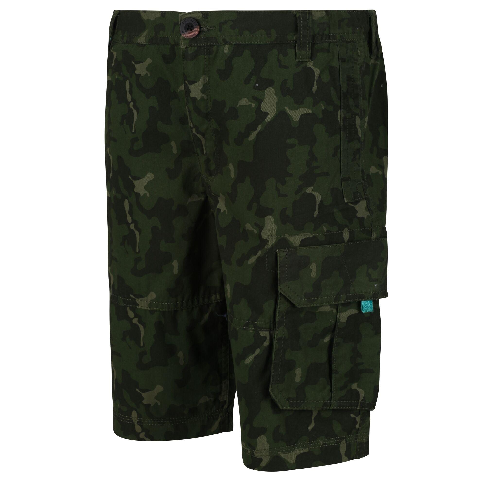 Renngrüne Kamera - Regatta - Unisex Kids' Shorewalk Multi-Pocket Walking Shorts - 3
