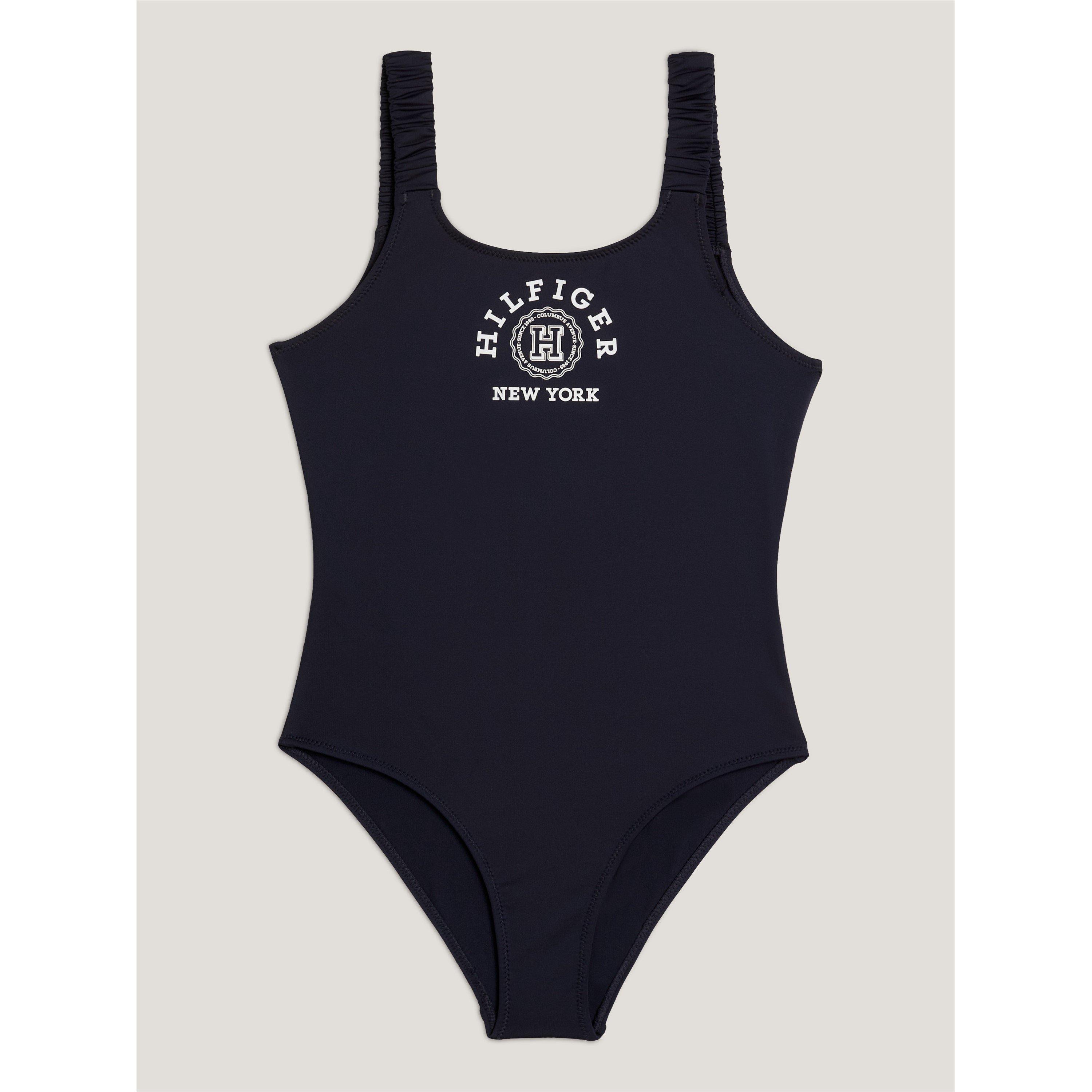 Tommy Hilfiger Kids' Logo Scoop Neck Swimsuit