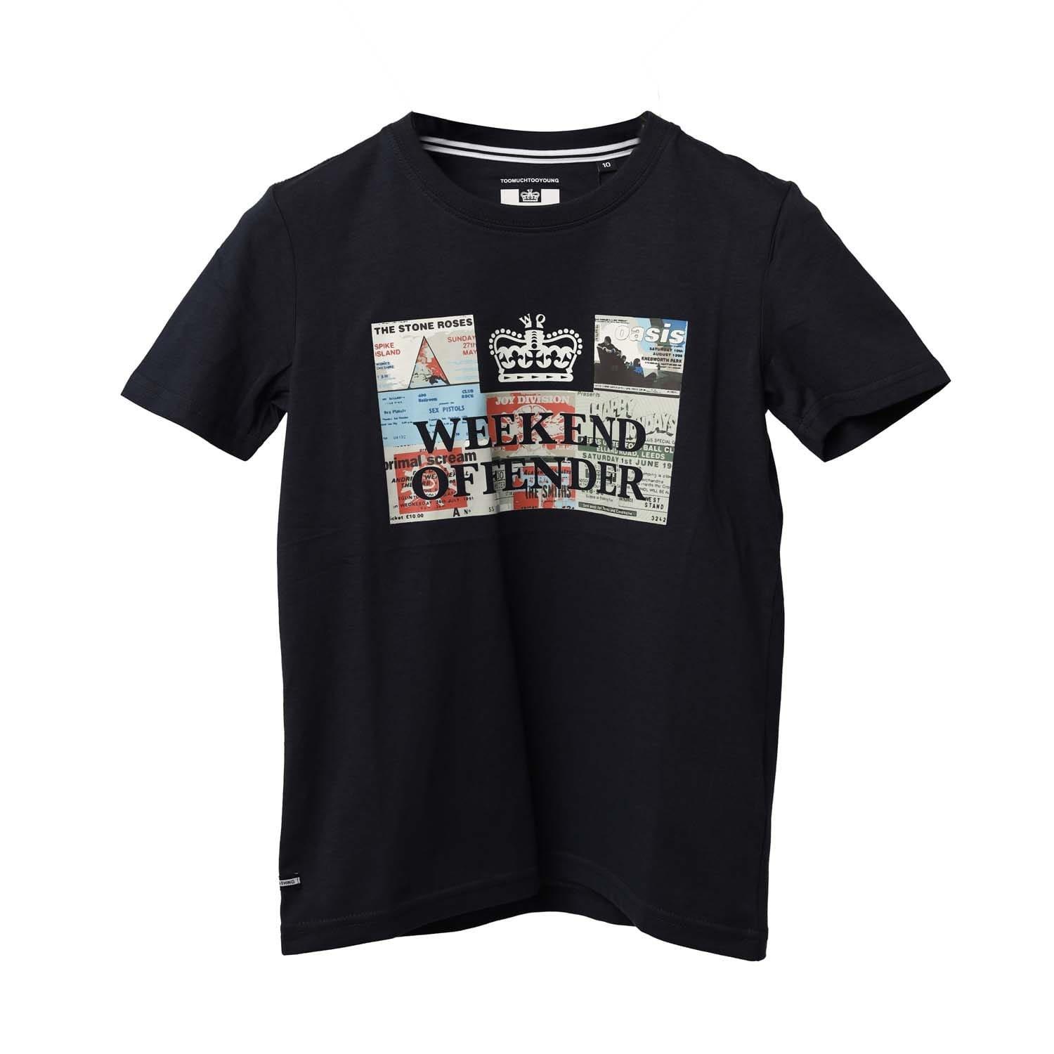 Navy - Weekend Offender - Ticket T-Shirt - 1