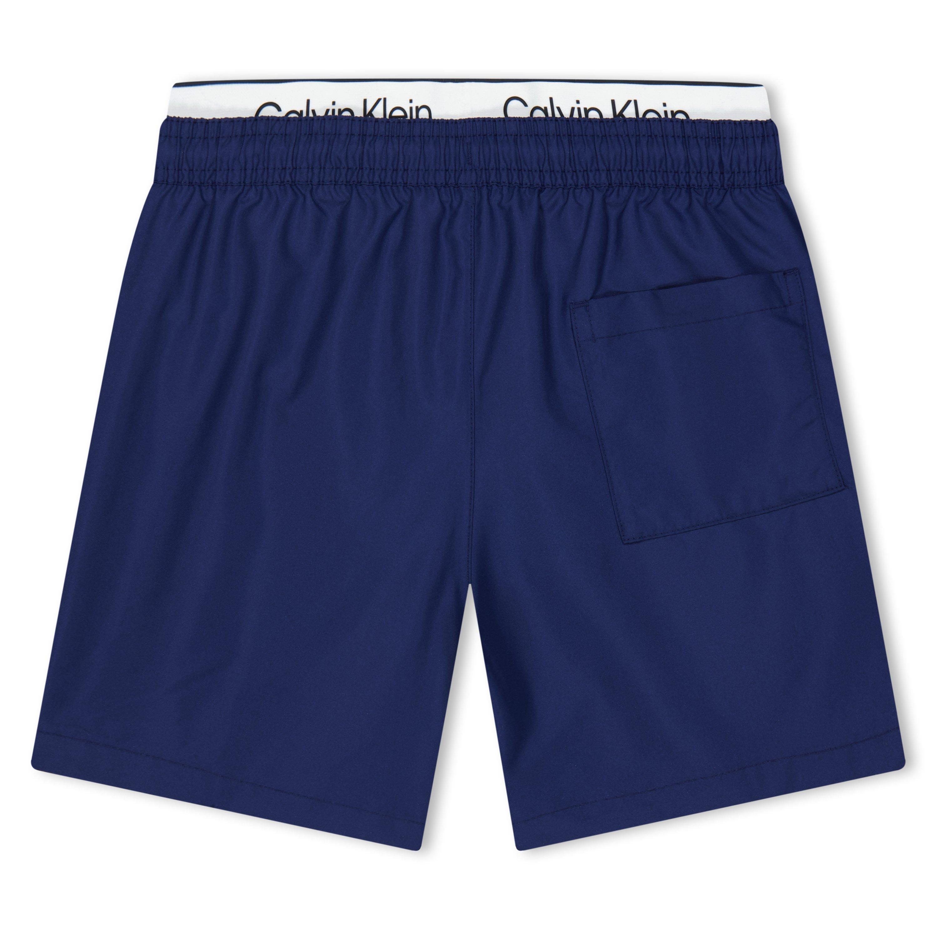 Navy C7E - Calvin Klein Jeans - Kids' Double Layered Swim Shorts - 2