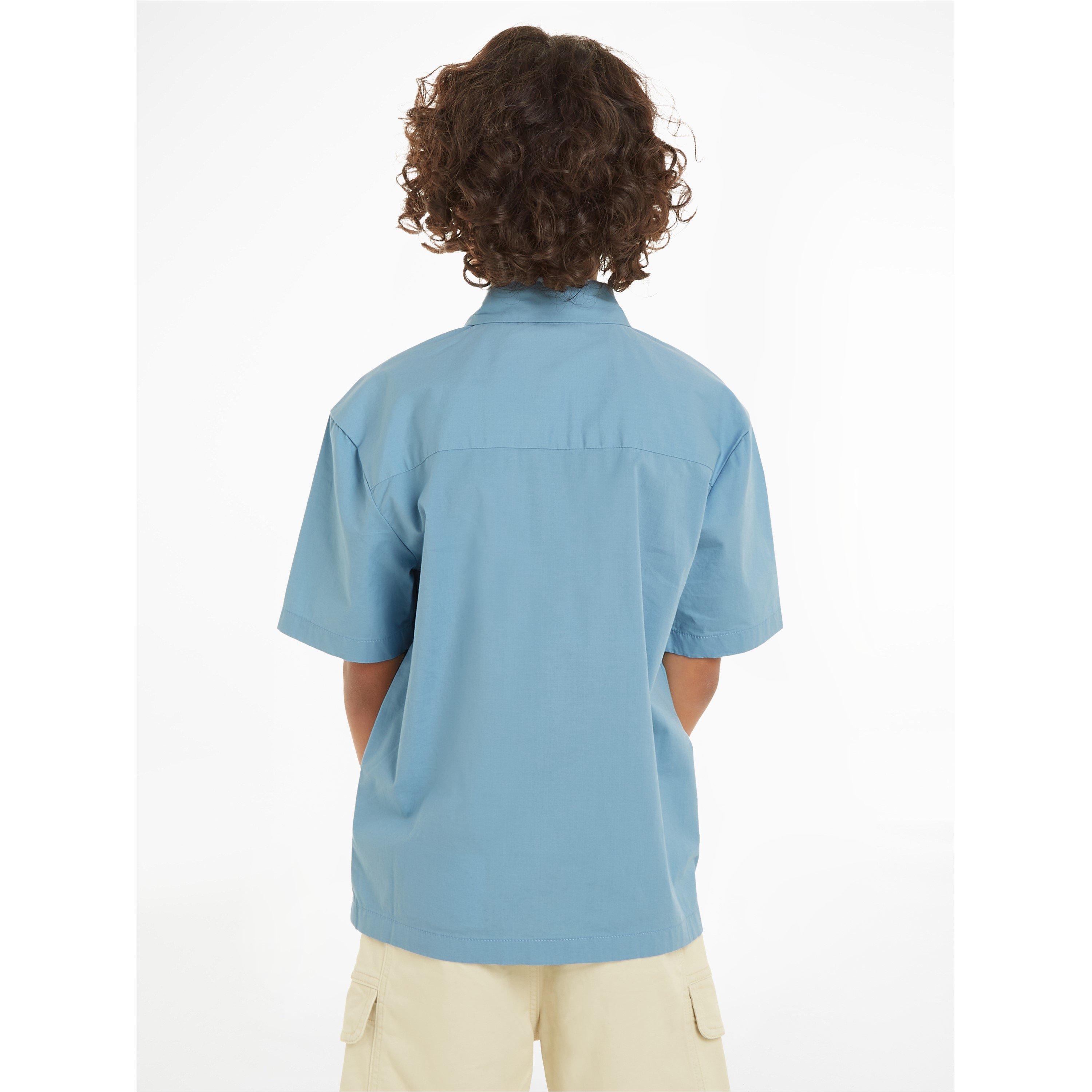 Dusk Blu CEZ - Calvin Klein Jeans - Kids' Short-Sleeve Plain Shirt - 5