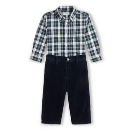 Polo Ralph Lauren Check Shirt and Trousers Set Infants