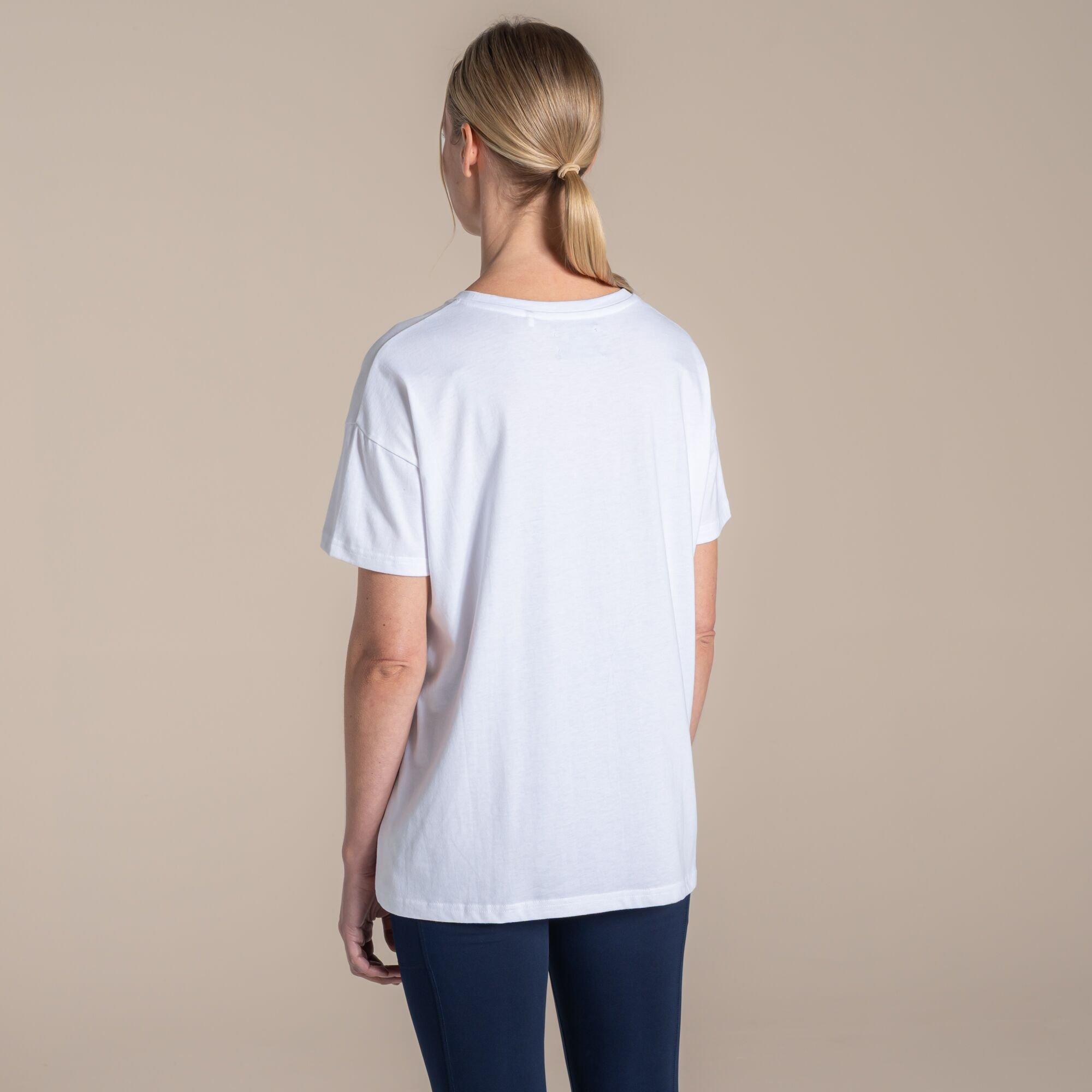 White - Craghoppers - Bistort National Trust Collection Crew Neck T-Shir - 2