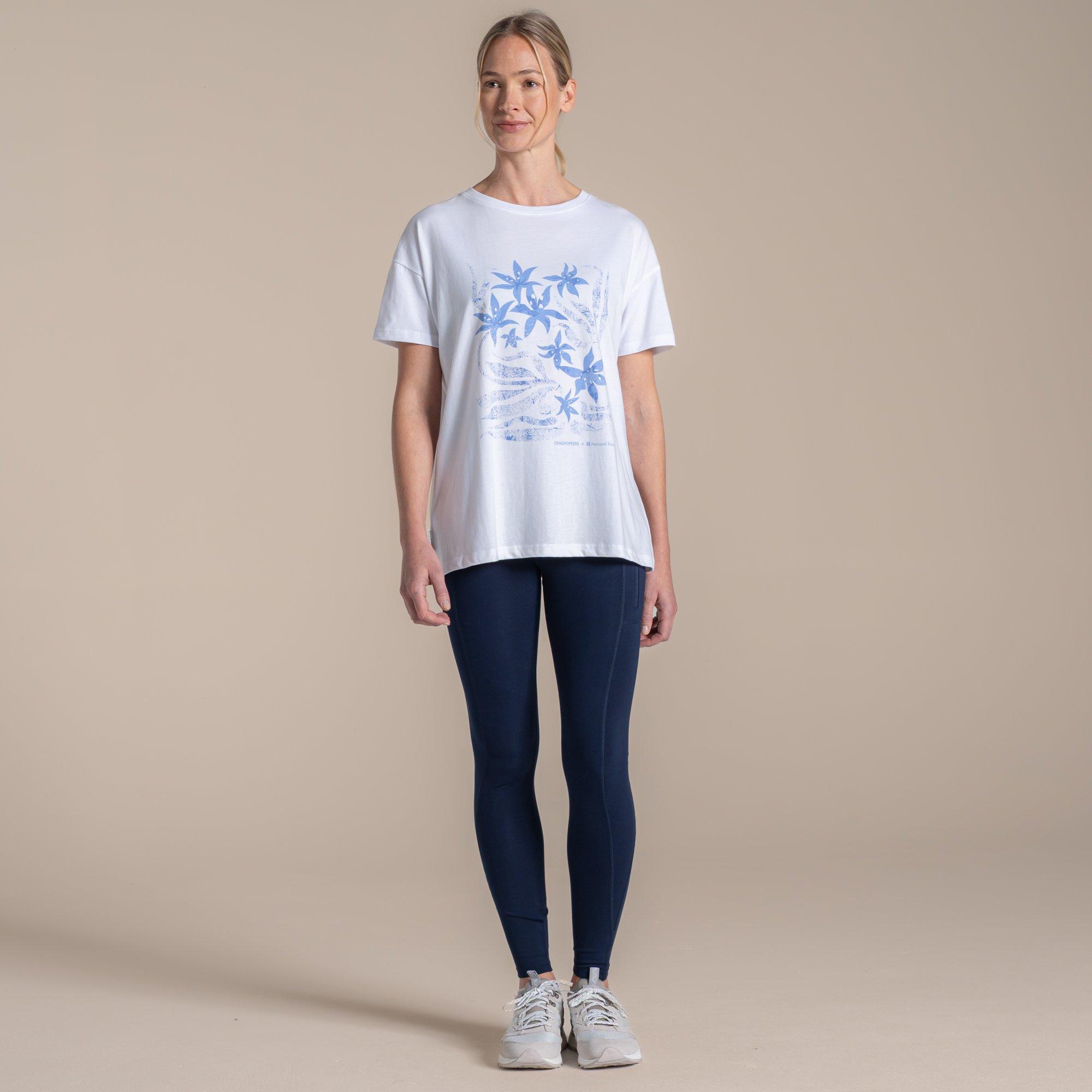 White - Craghoppers - Bistort National Trust Collection Crew Neck T-Shir - 3