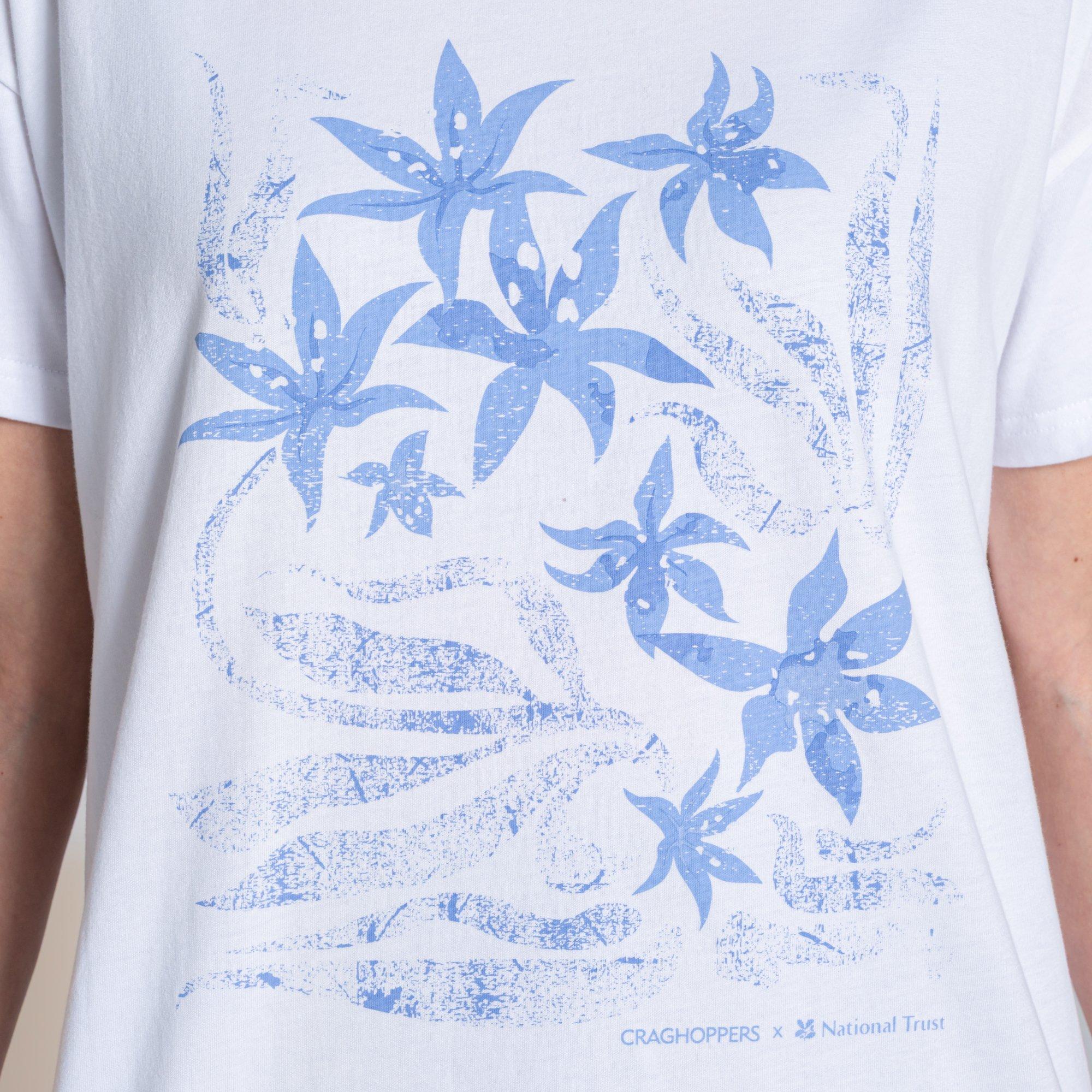 White - Craghoppers - Bistort National Trust Collection Crew Neck T-Shir - 4