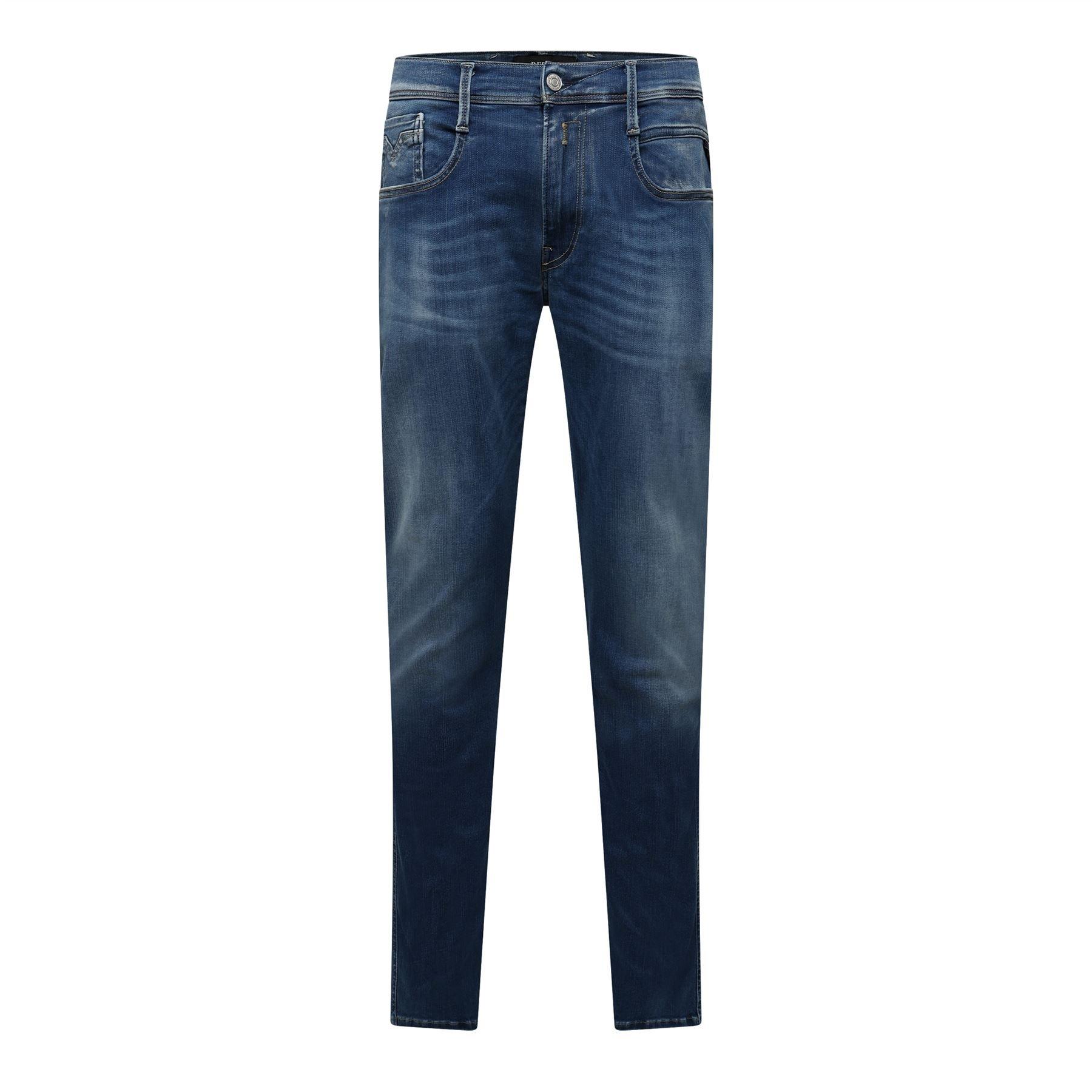 Blue - Replay - Anbass Slim-Fit Jeans - 1