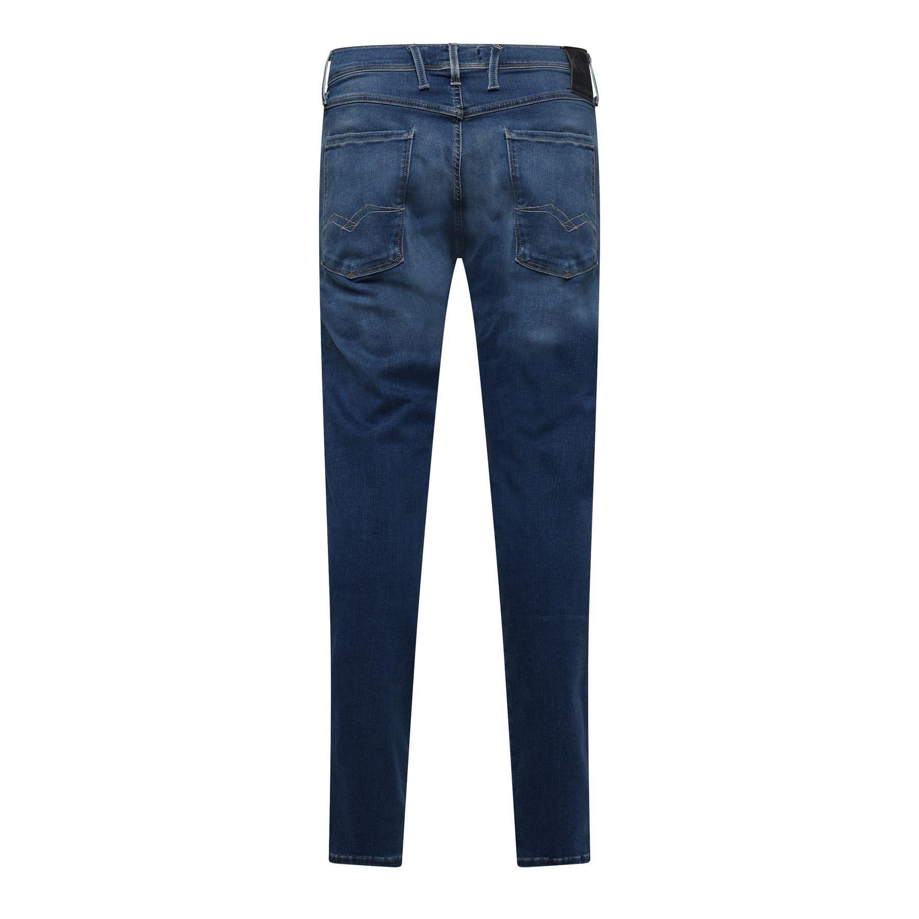 Blue - Replay - Anbass Slim-Fit Jeans - 2