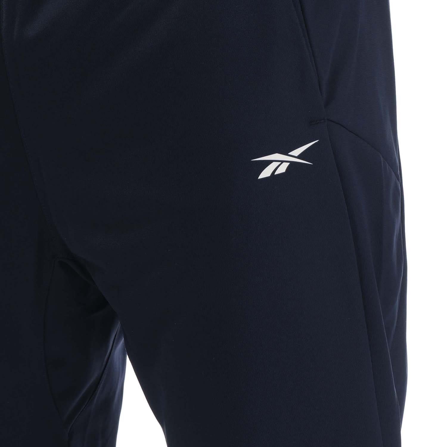 Navy - Reebok - Workout Ready Track Pants - 3