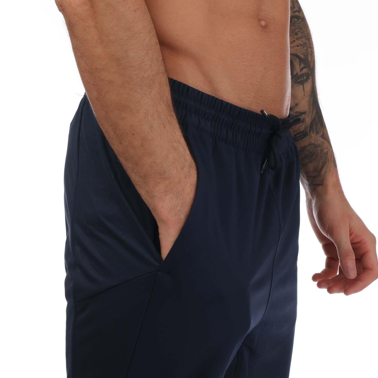 Navy - Reebok - Workout Ready Track Pants - 4