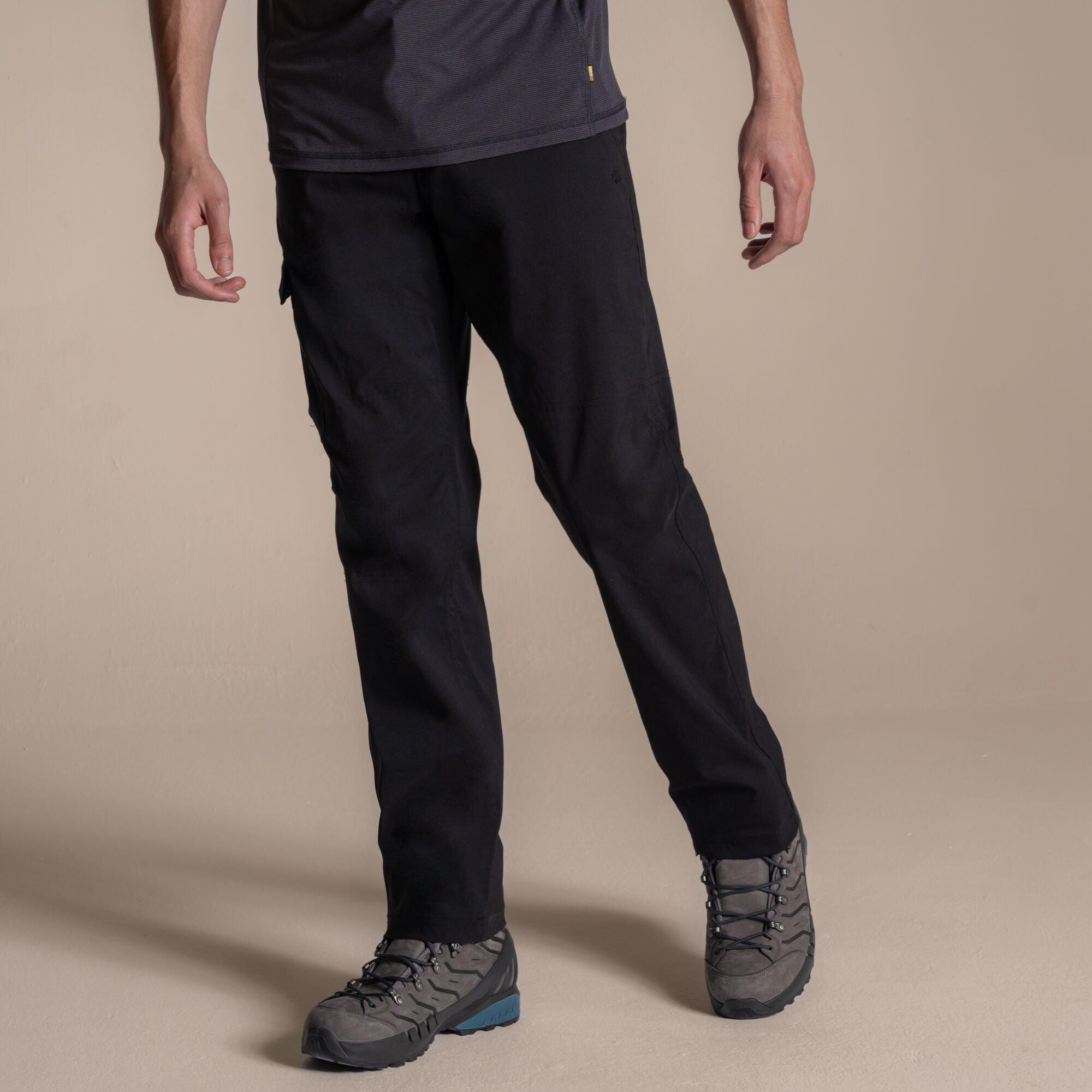 Craghoppers Men's Brisk Pro Water-Repellent Trousers - Black - 28R