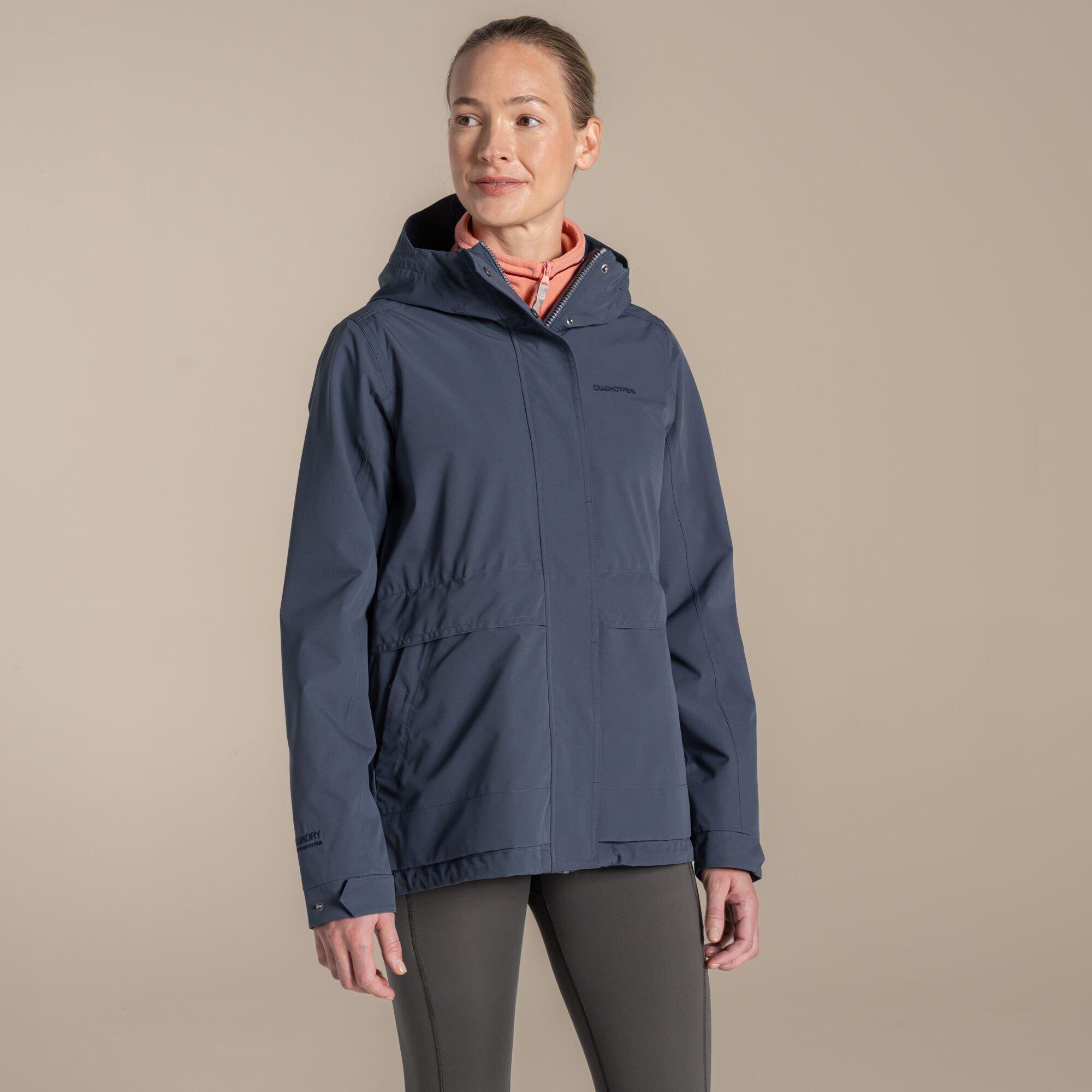 Anthracite - Craghoppers - Cinquefoil Waterproof Walking Jacket - 1