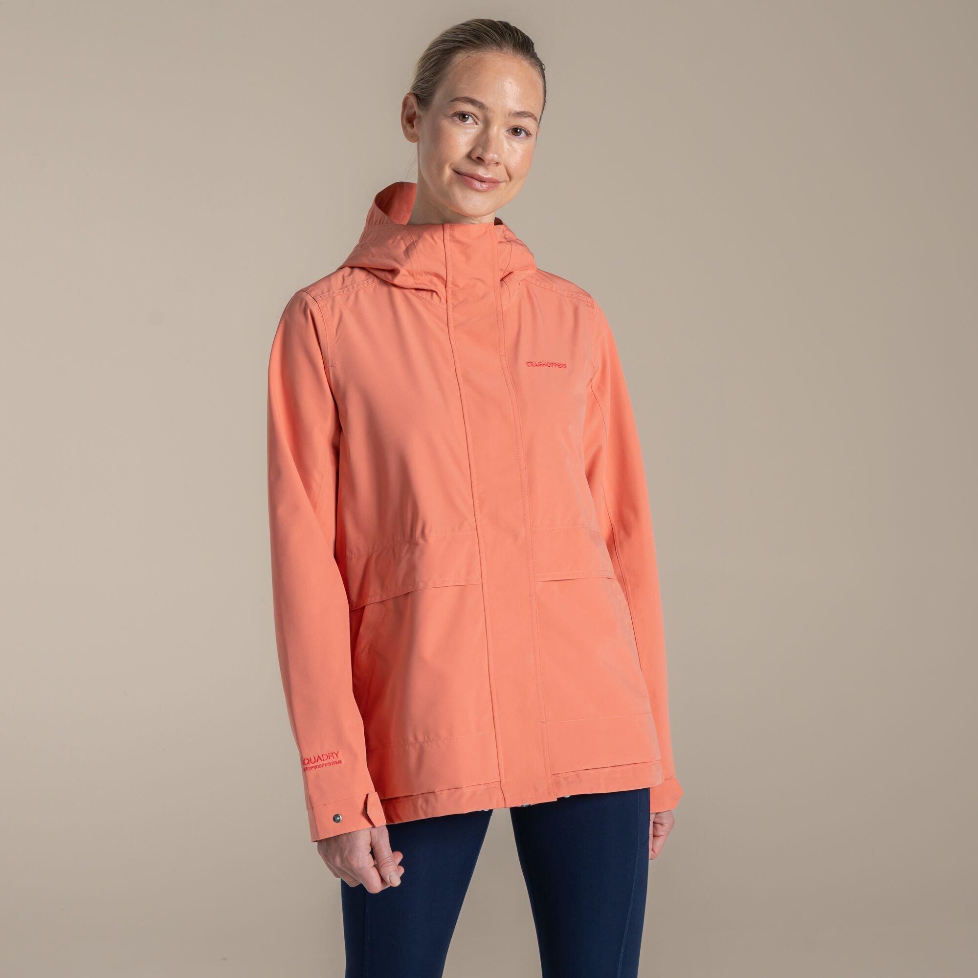 Craghoppers Women's Spcedapricot Cinquefoil Waterproof Walking Jacket - 18