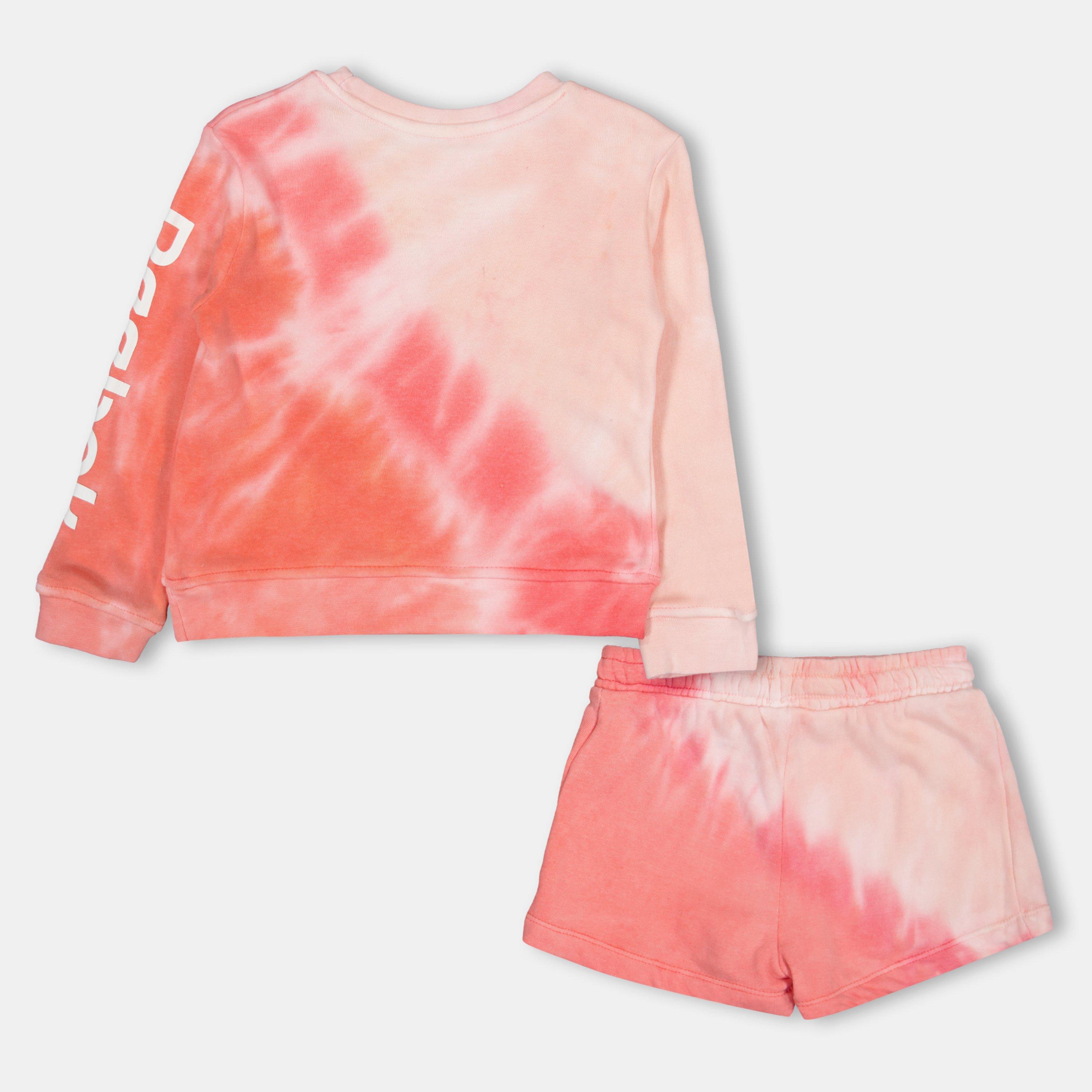 Rosa Morango - Reebok - Tie Dye Top and Shorts Set - 2