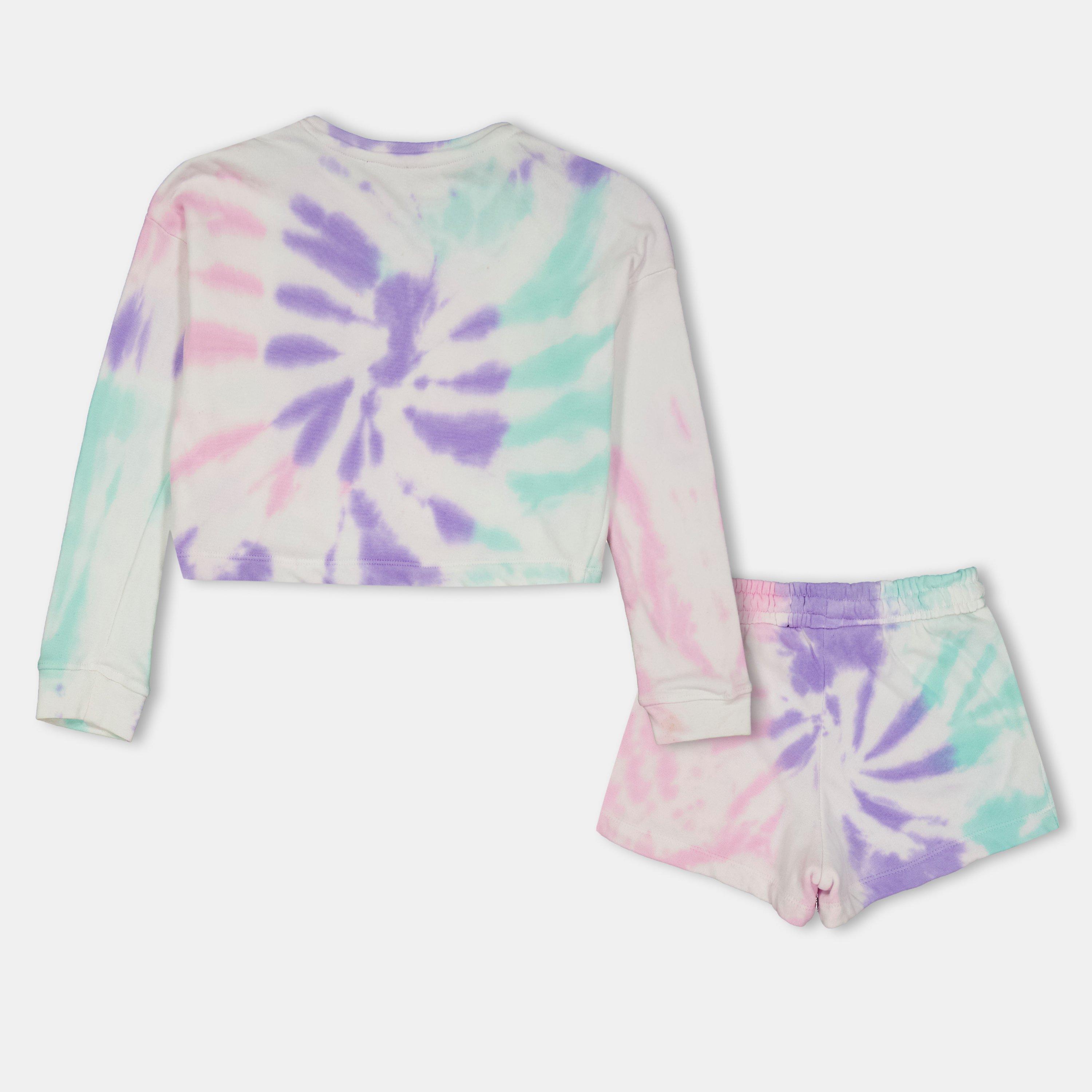 Orchideenblüte - Reebok - Tie Dye T-Shirt and Shorts Set - 2