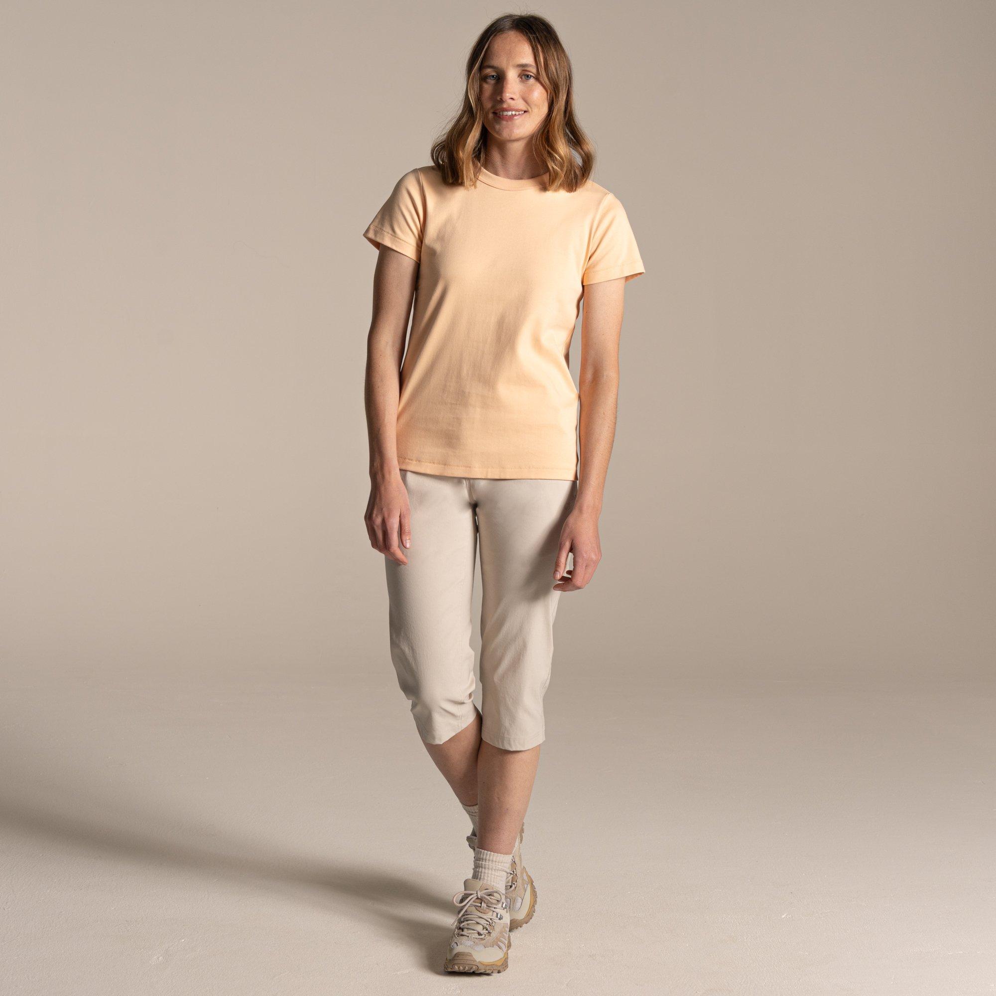 Craghoppers Women's Kiwi Pro Iii Cropped-Leg Trousers - Oyster - 16
