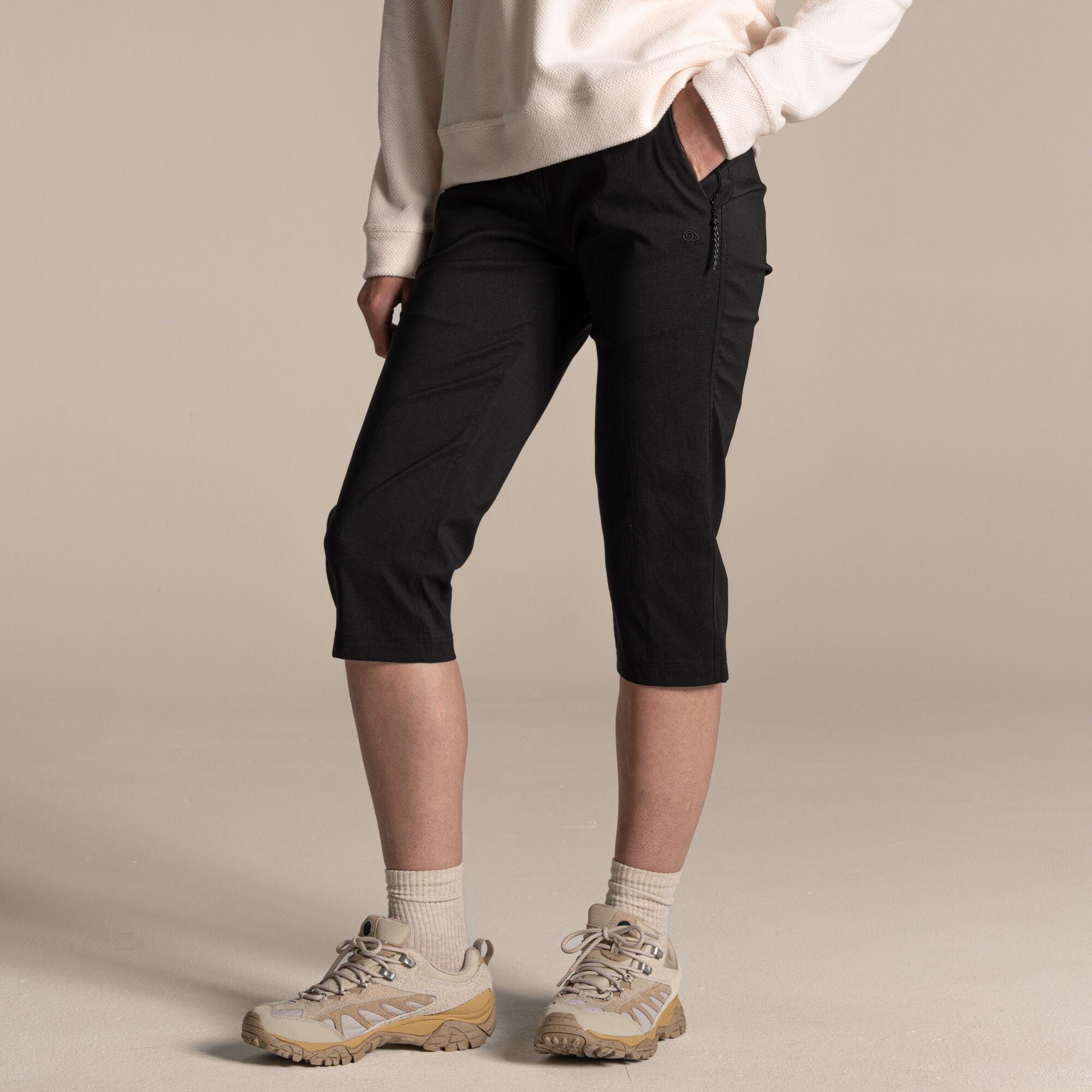 Black - Craghoppers - Kiwi Pro III Cropped-Leg Trousers - 2