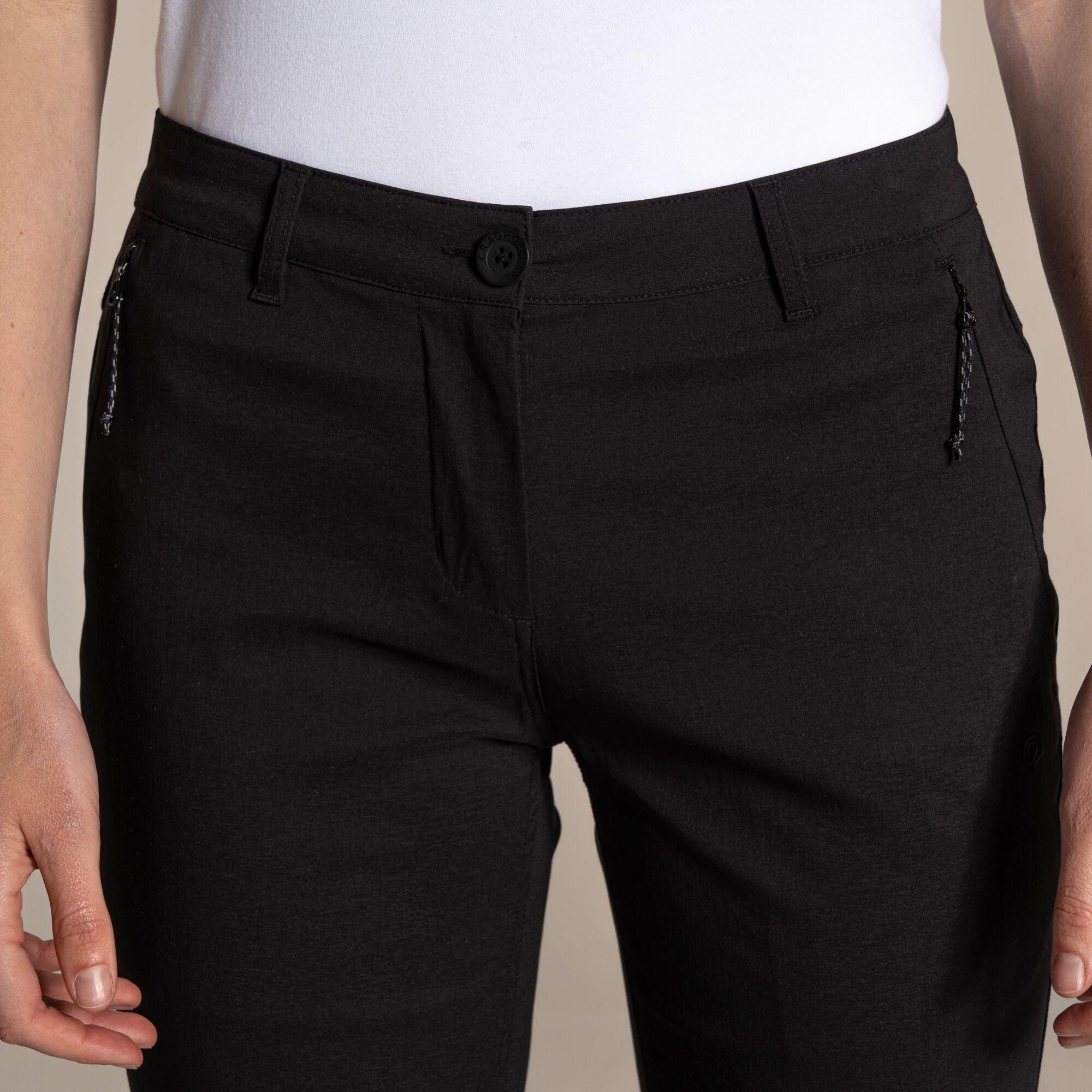 Black - Craghoppers - Kiwi Pro III Cropped-Leg Trousers - 5