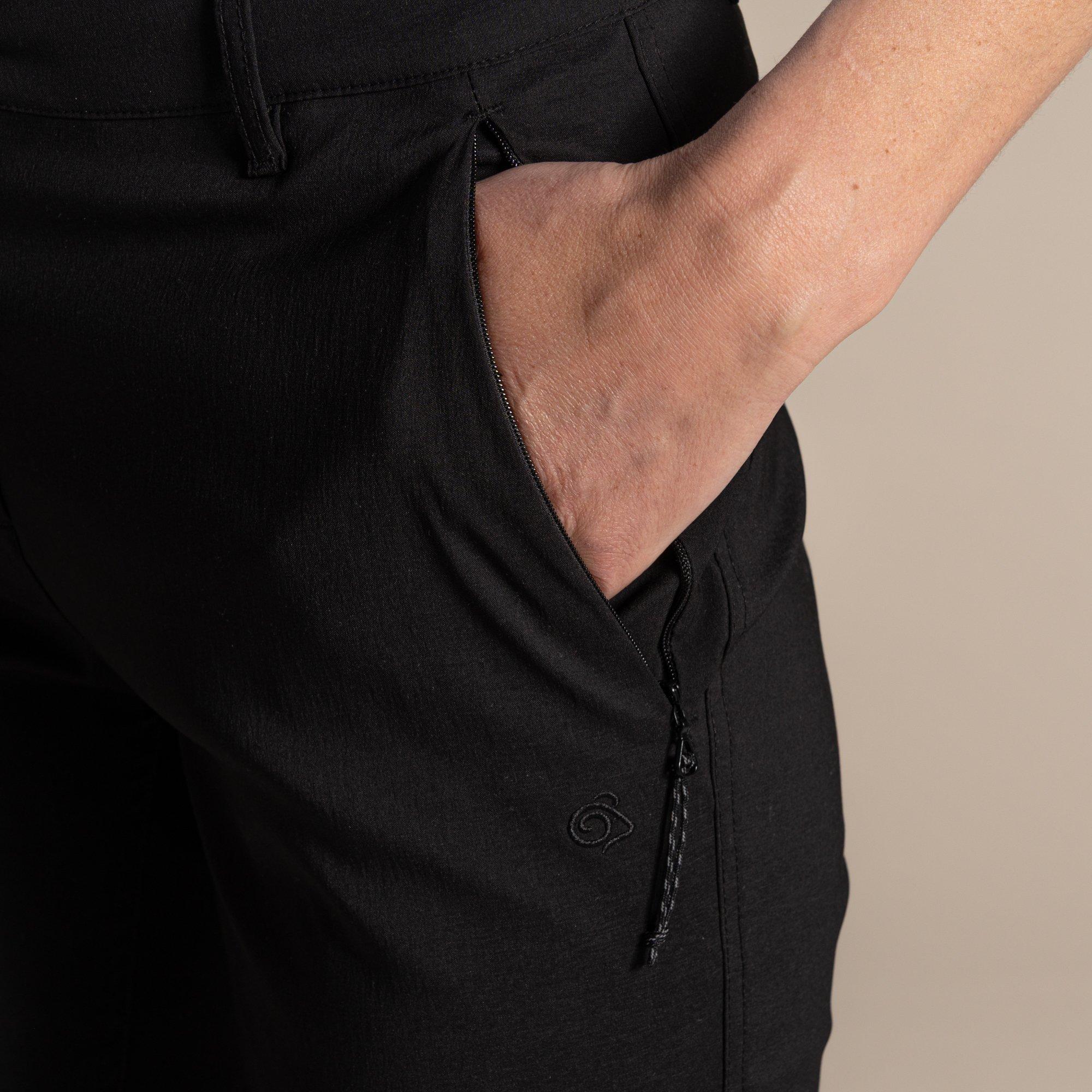 Black - Craghoppers - Kiwi Pro III Cropped-Leg Trousers - 6