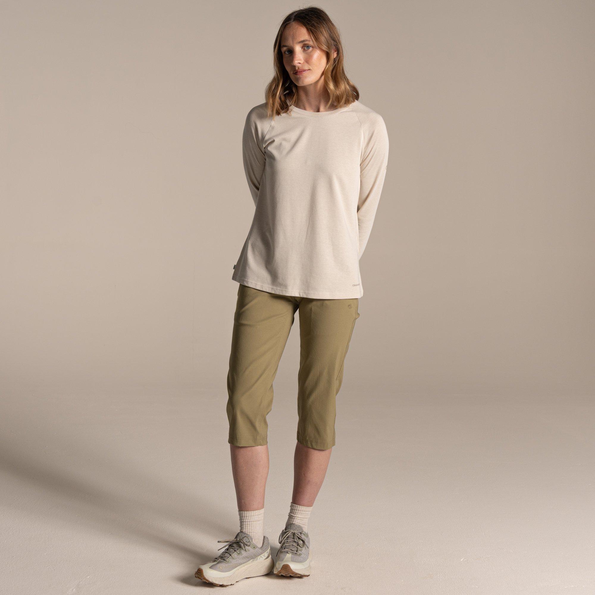 Craghoppers Women's Kiwi Pro Iii Cropped-Leg Trousers - Cardamon - 18