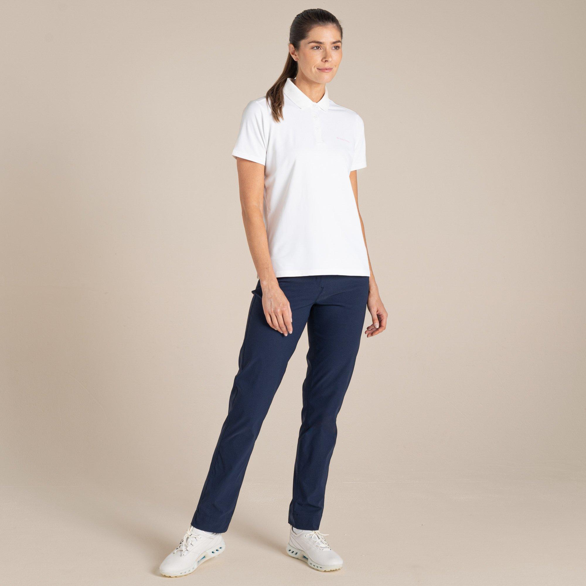 White - Craghoppers - NosiLife Thornbury Short-Sleeved Quick-Drying Golf - 4