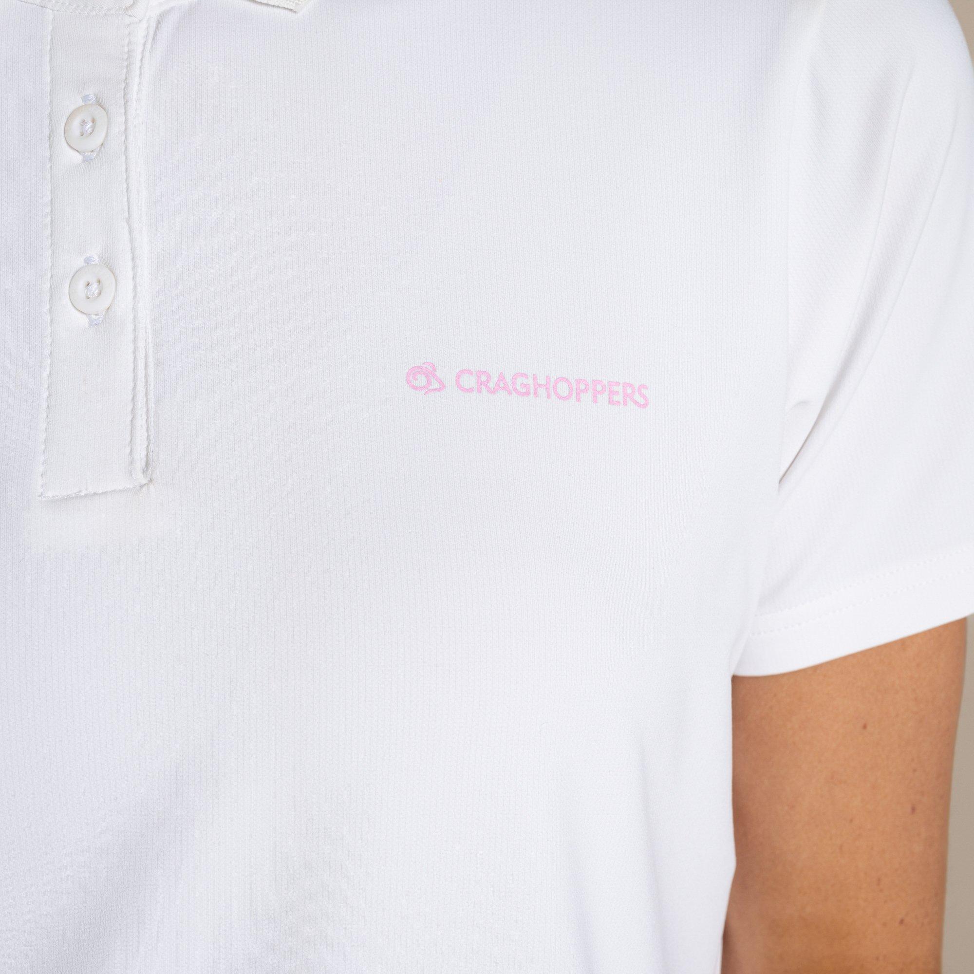 White - Craghoppers - NosiLife Thornbury Short-Sleeved Quick-Drying Golf - 6