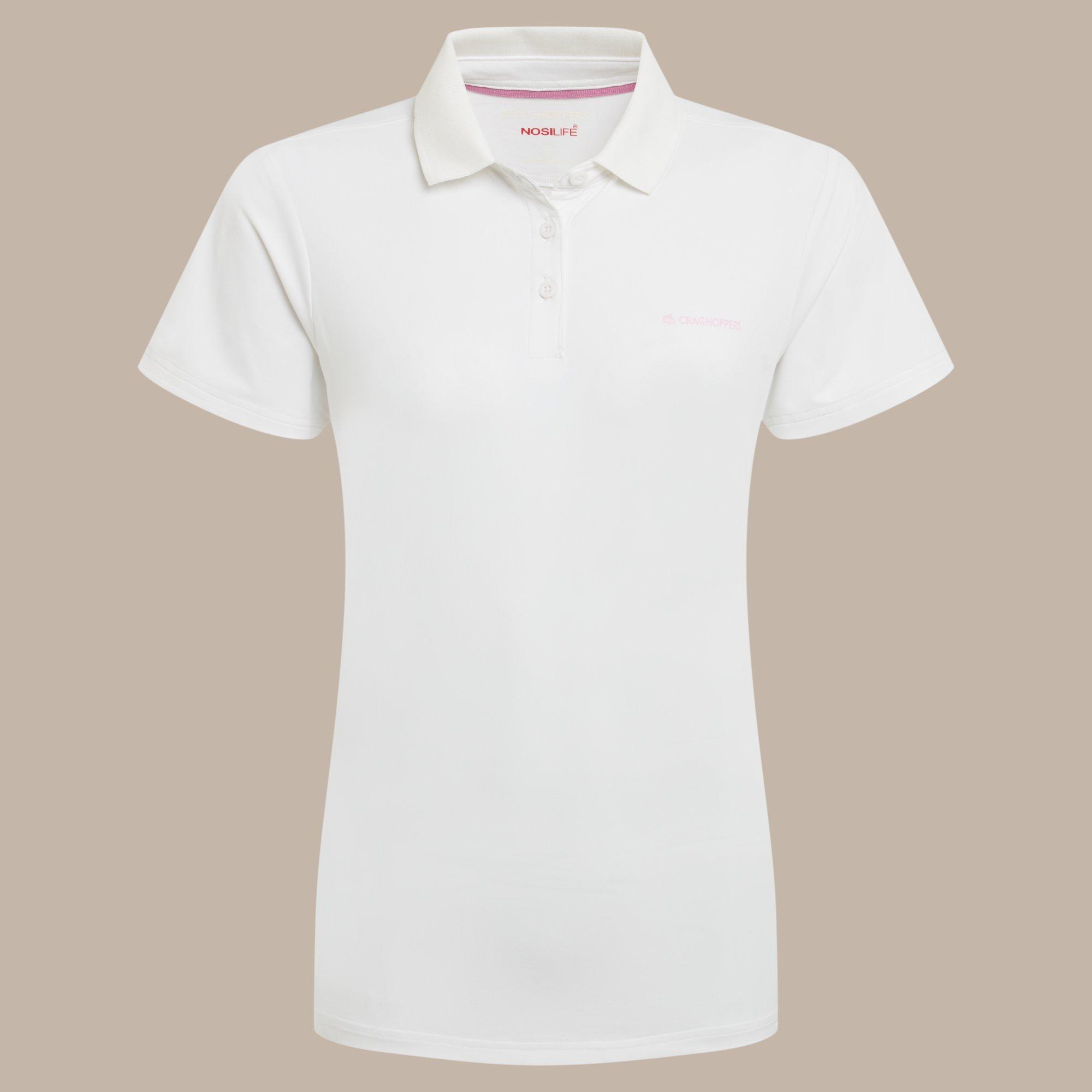White - Craghoppers - NosiLife Thornbury Short-Sleeved Quick-Drying Golf - 10