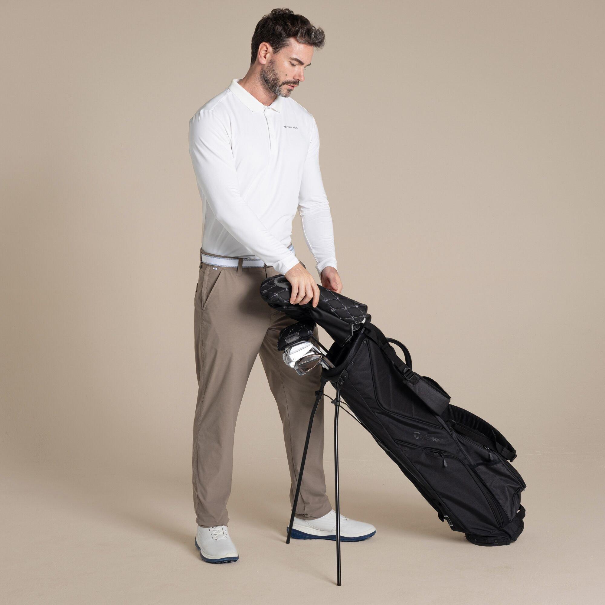 White - Craghoppers - NosiLife Bramshaw Quick-Drying Golf Polo Tee - 2