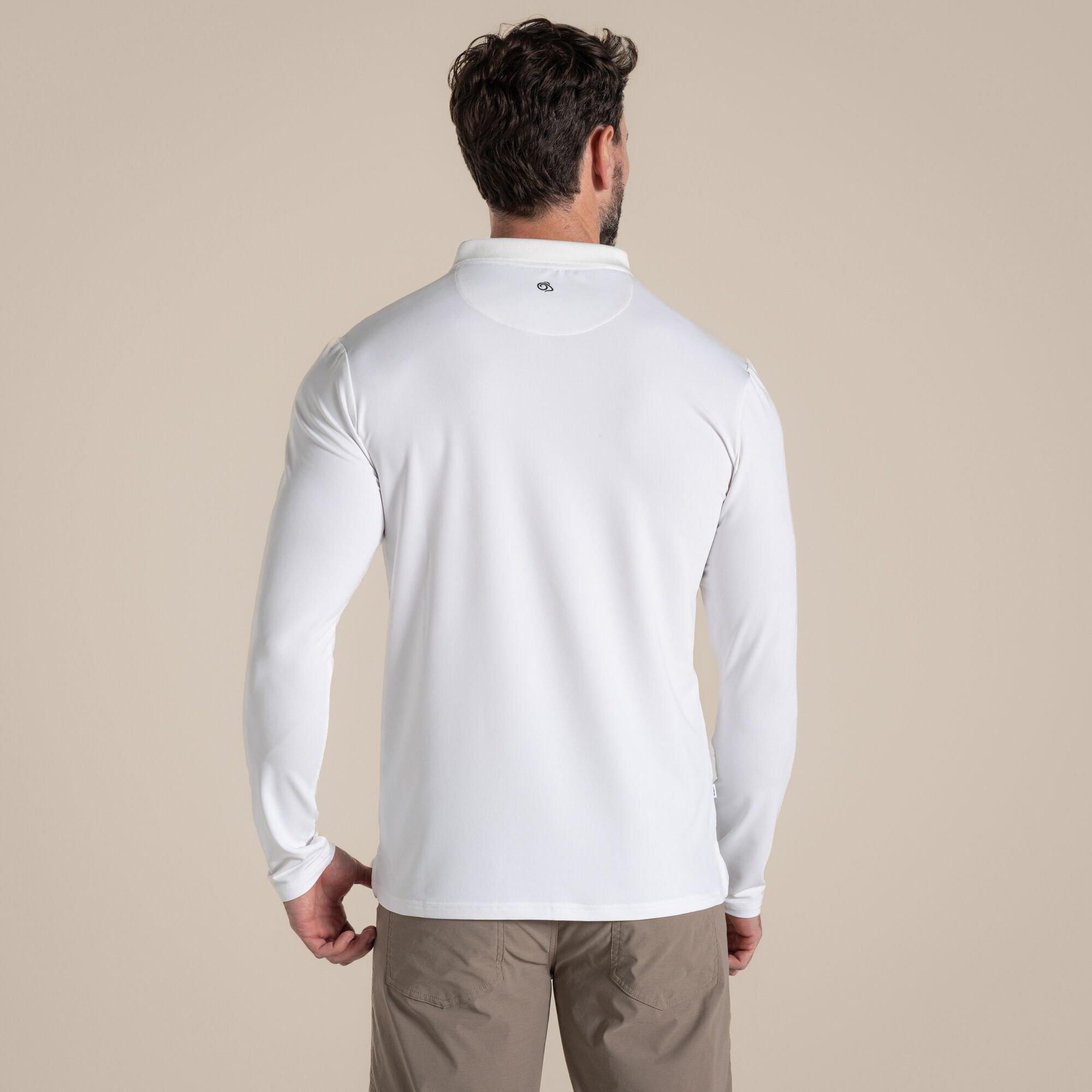 White - Craghoppers - NosiLife Bramshaw Quick-Drying Golf Polo Tee - 7