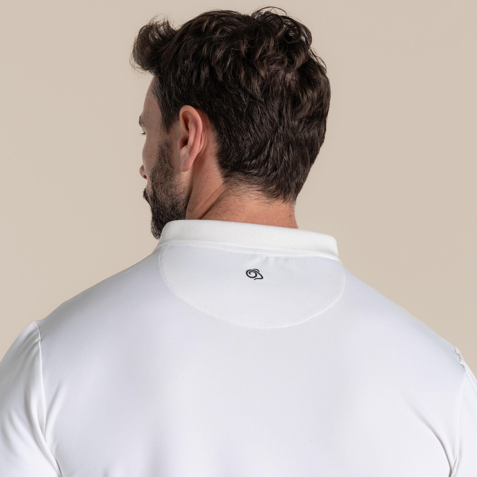 White - Craghoppers - NosiLife Bramshaw Quick-Drying Golf Polo Tee - 8