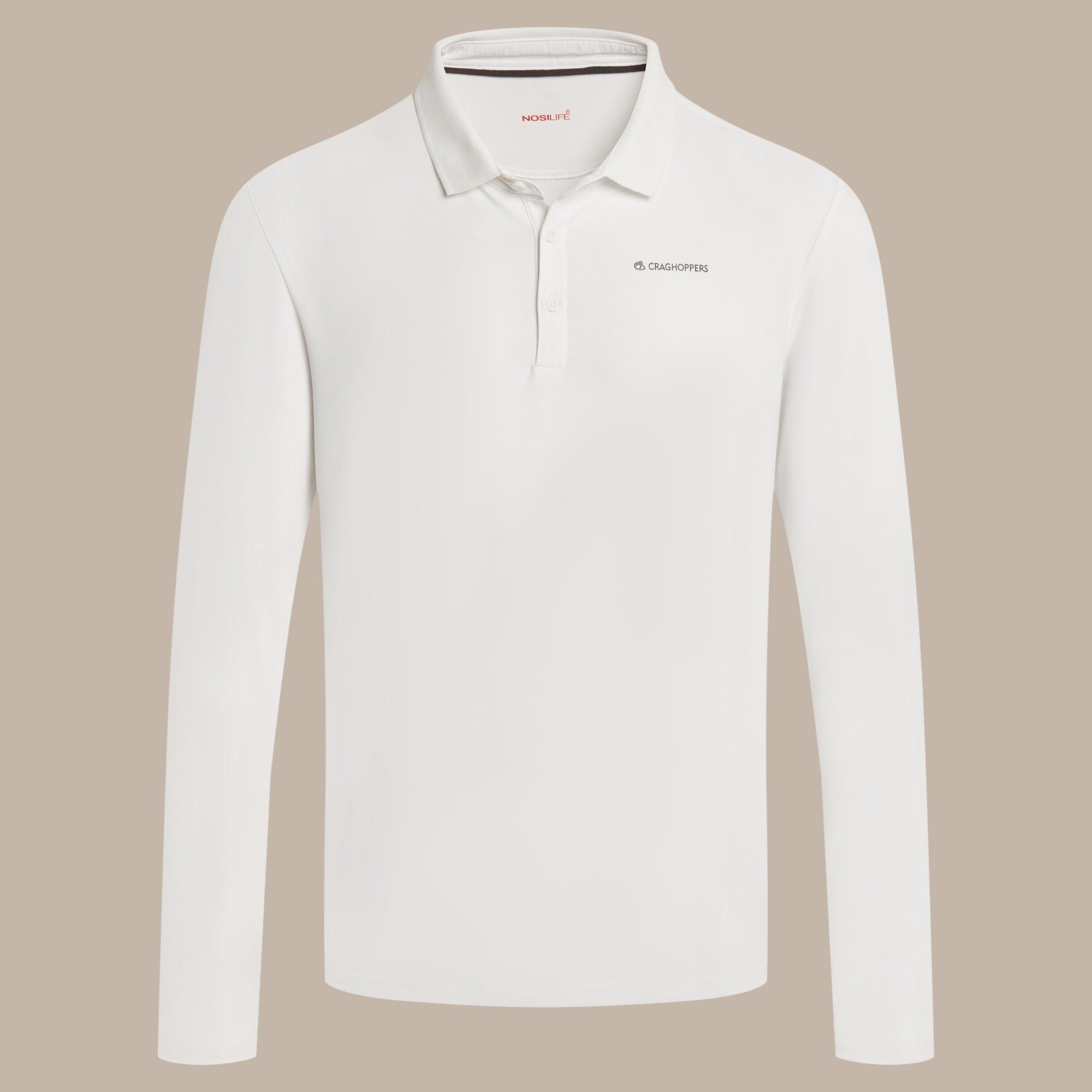 White - Craghoppers - NosiLife Bramshaw Quick-Drying Golf Polo Tee - 9