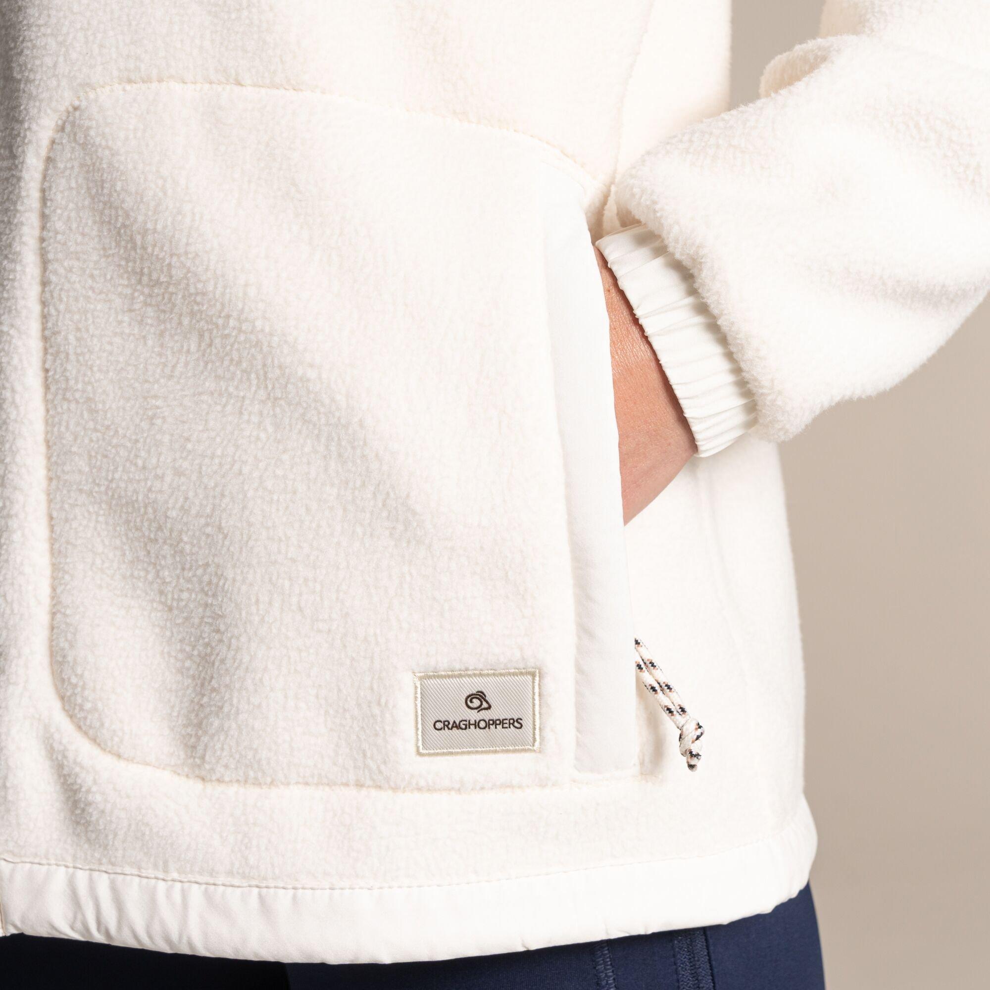 Ecru - Craghoppers - Sanaa Insulated borg fleece Jacket - 4