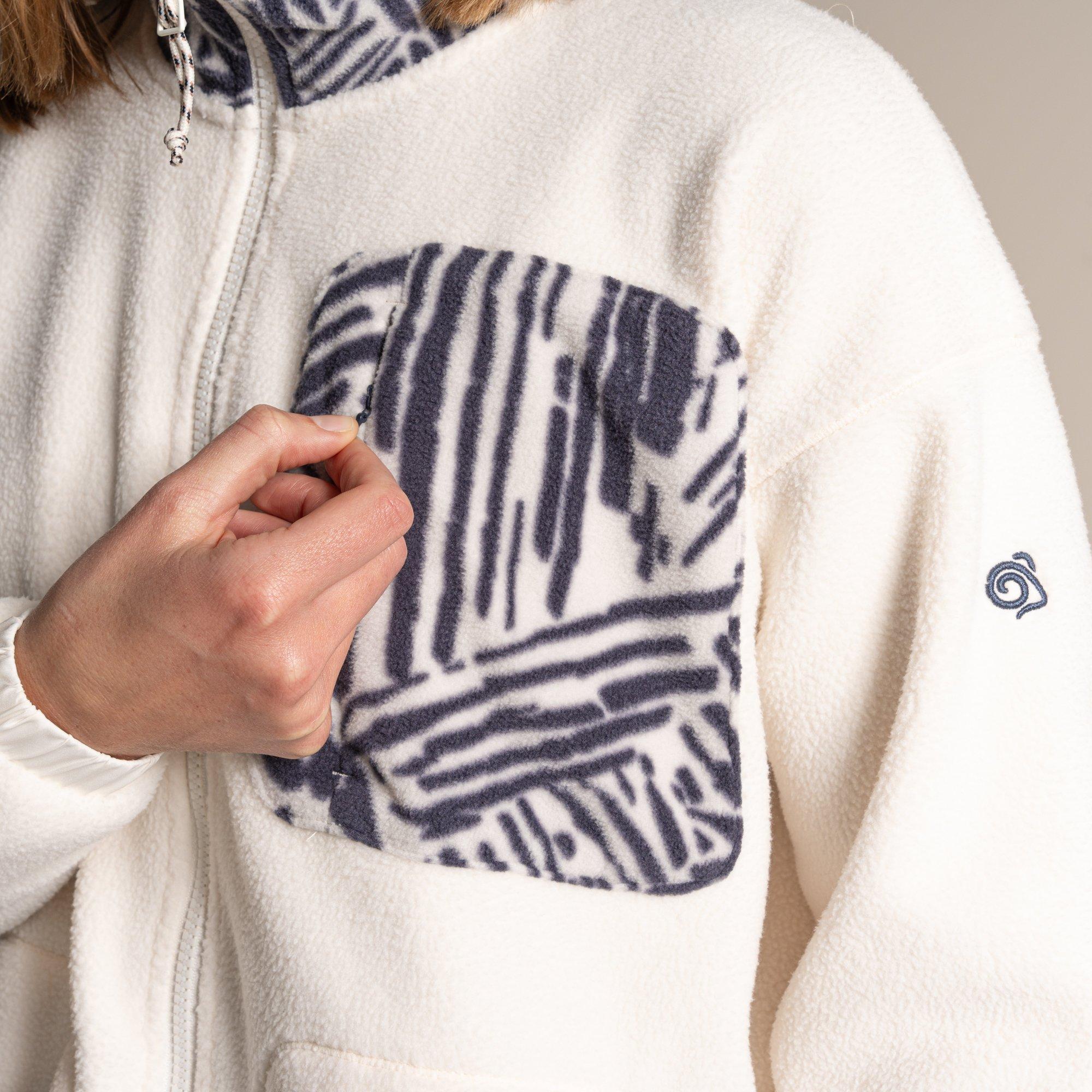 Ecru - Craghoppers - Sanaa Insulated borg fleece Jacket - 5