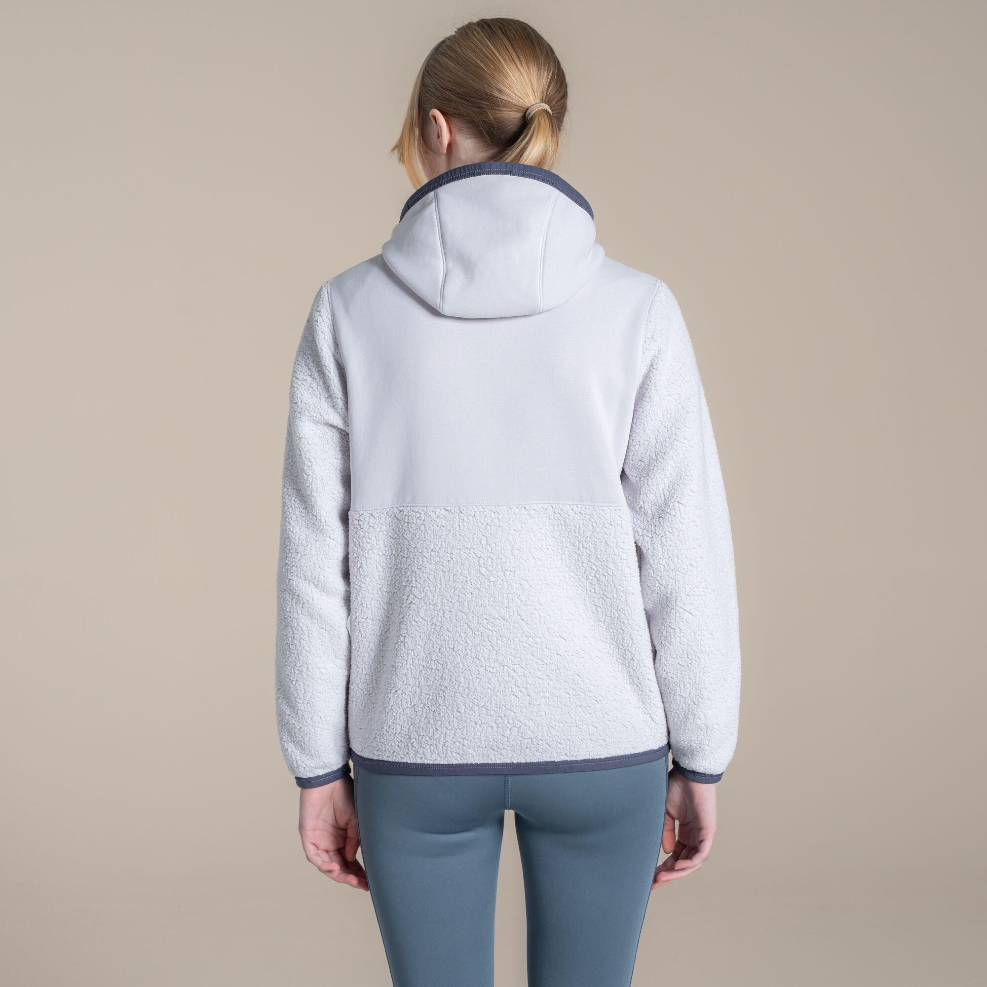 Lunar Grey - Craghoppers - Womens Telesto Insulated Hooded Fleece Jacket - 2