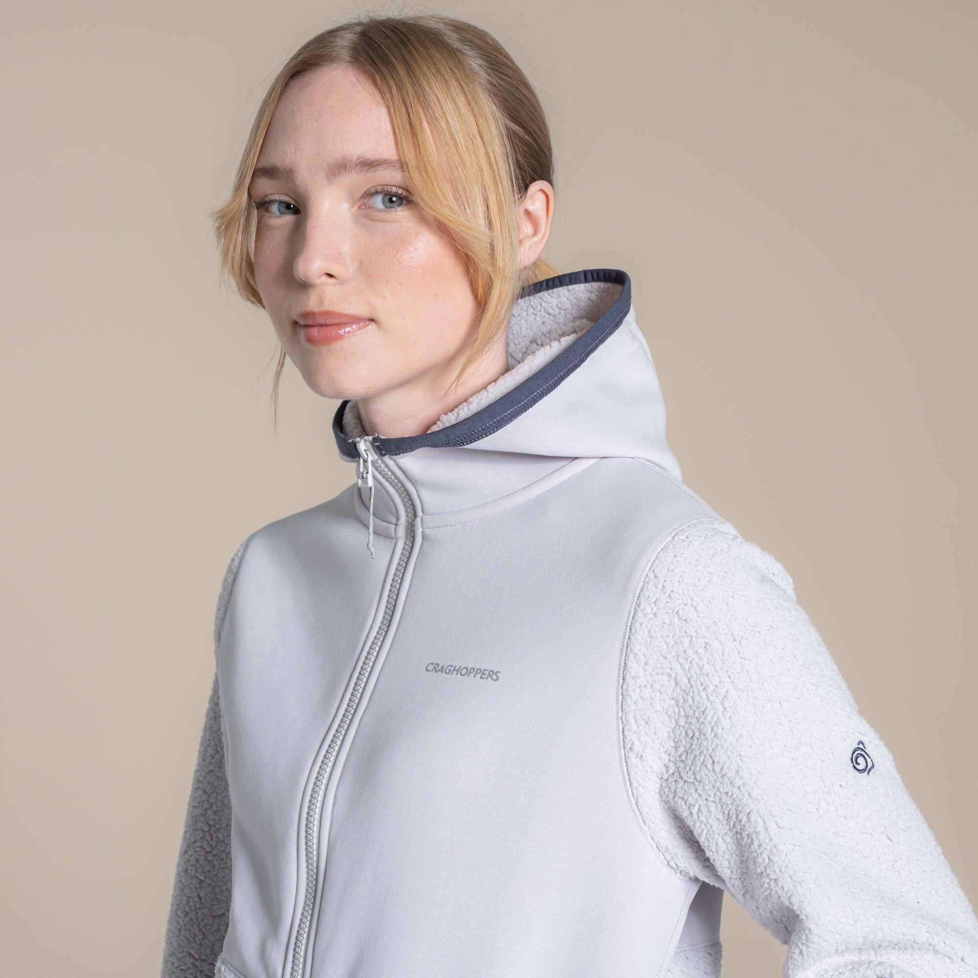 Lunar Grey - Craghoppers - Womens Telesto Insulated Hooded Fleece Jacket - 5