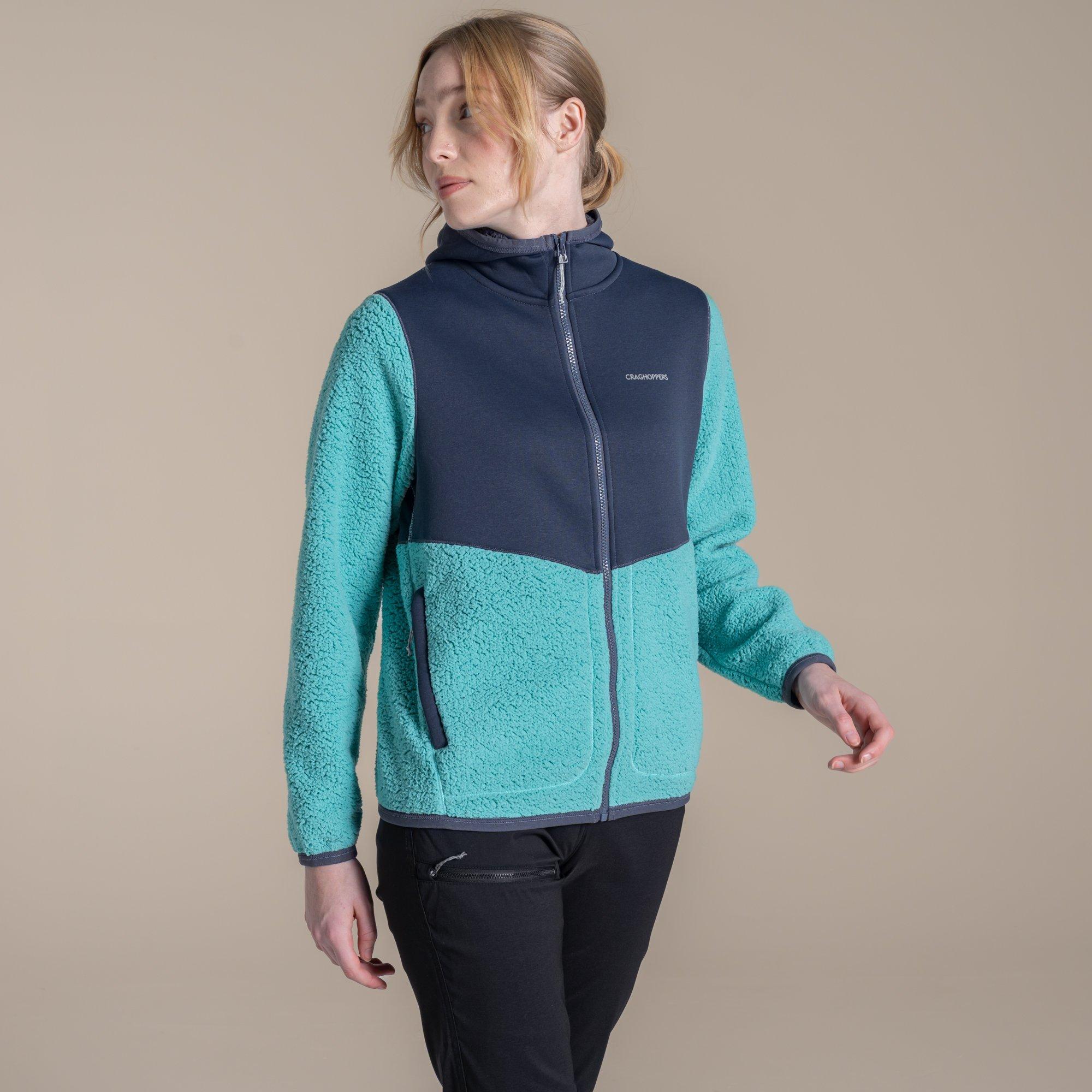Craghoppers Women's Telesto Insulated Hooded Fleece Jacket - Glzdaq/Anthr - 6