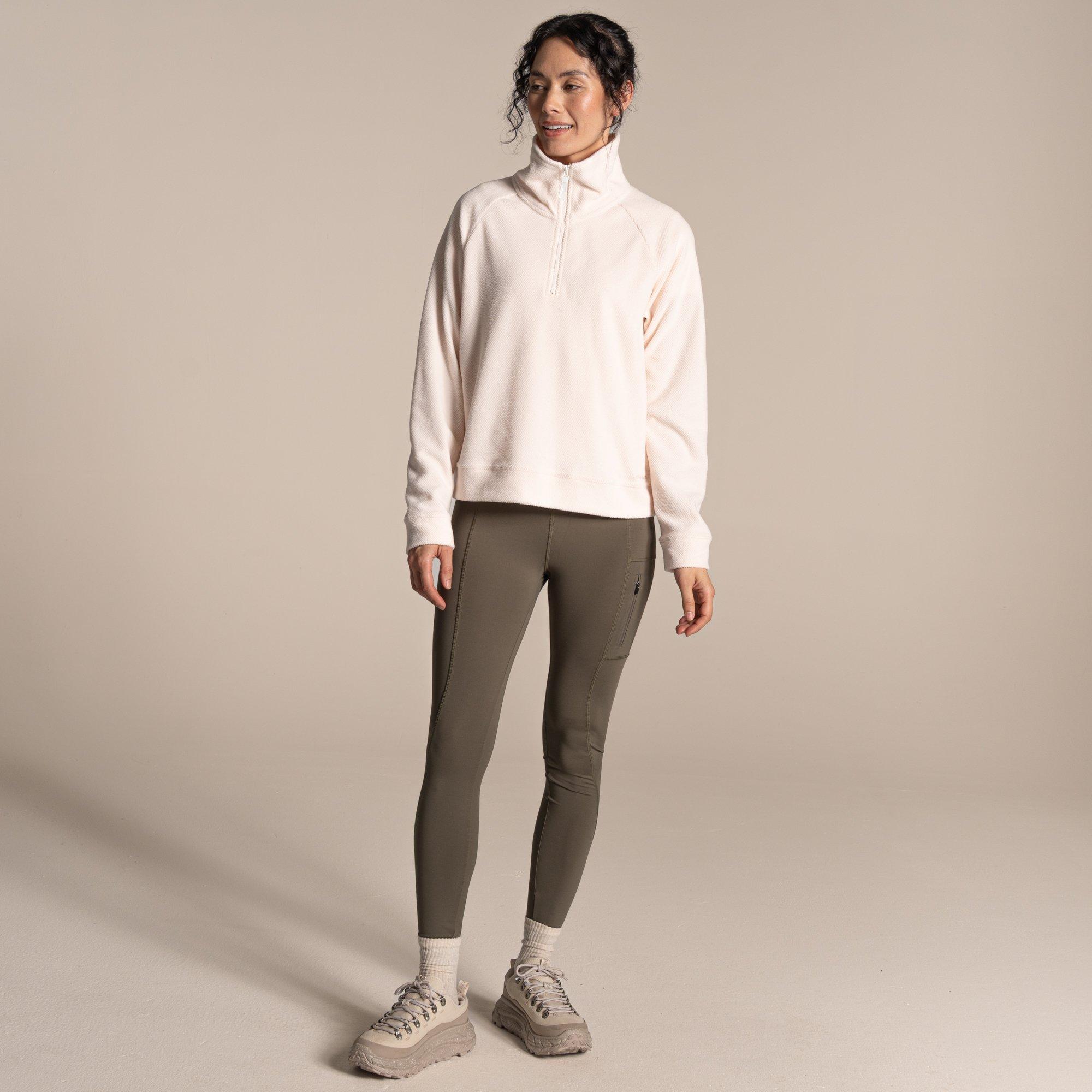 Craghoppers Women's Raja Insulated Half Zip Microfleece Top - Sugardalmnd - 12