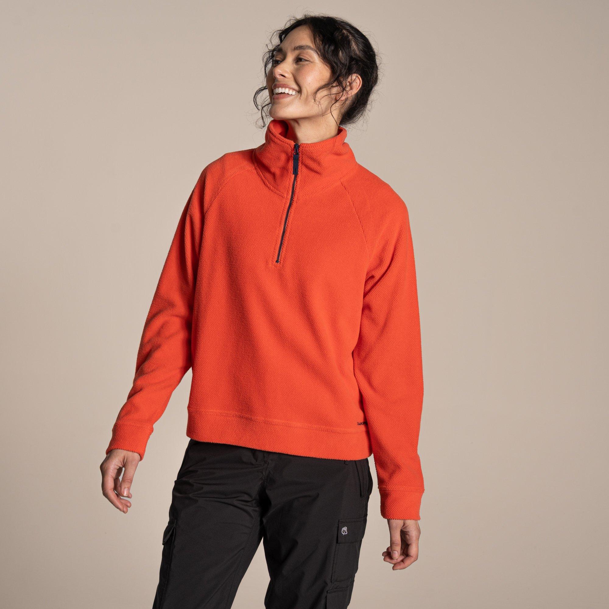 Craghoppers Women's Raja Insulated Half Zip Microfleece Top - Grenadine - 14