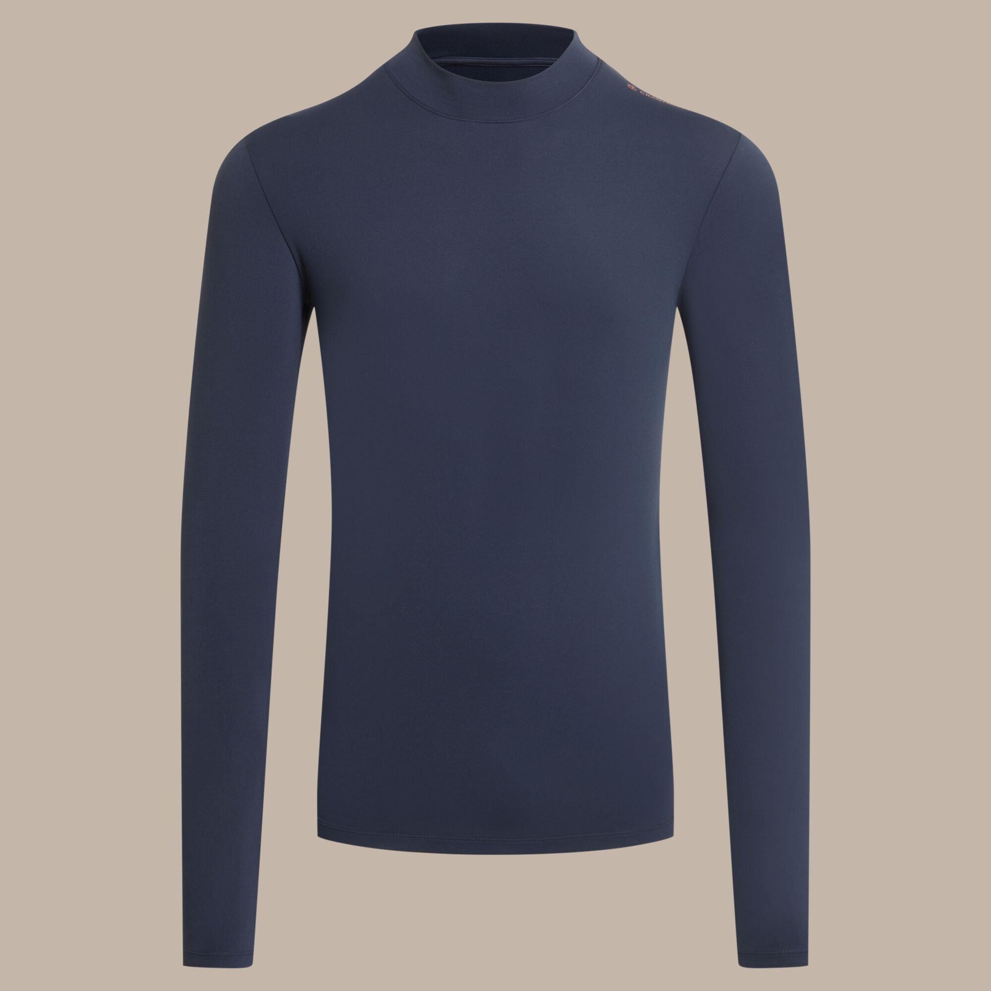 Blue Navy - Craghoppers - NosiLife Mock Neck  Long-Sleeved Jersey Top - 9