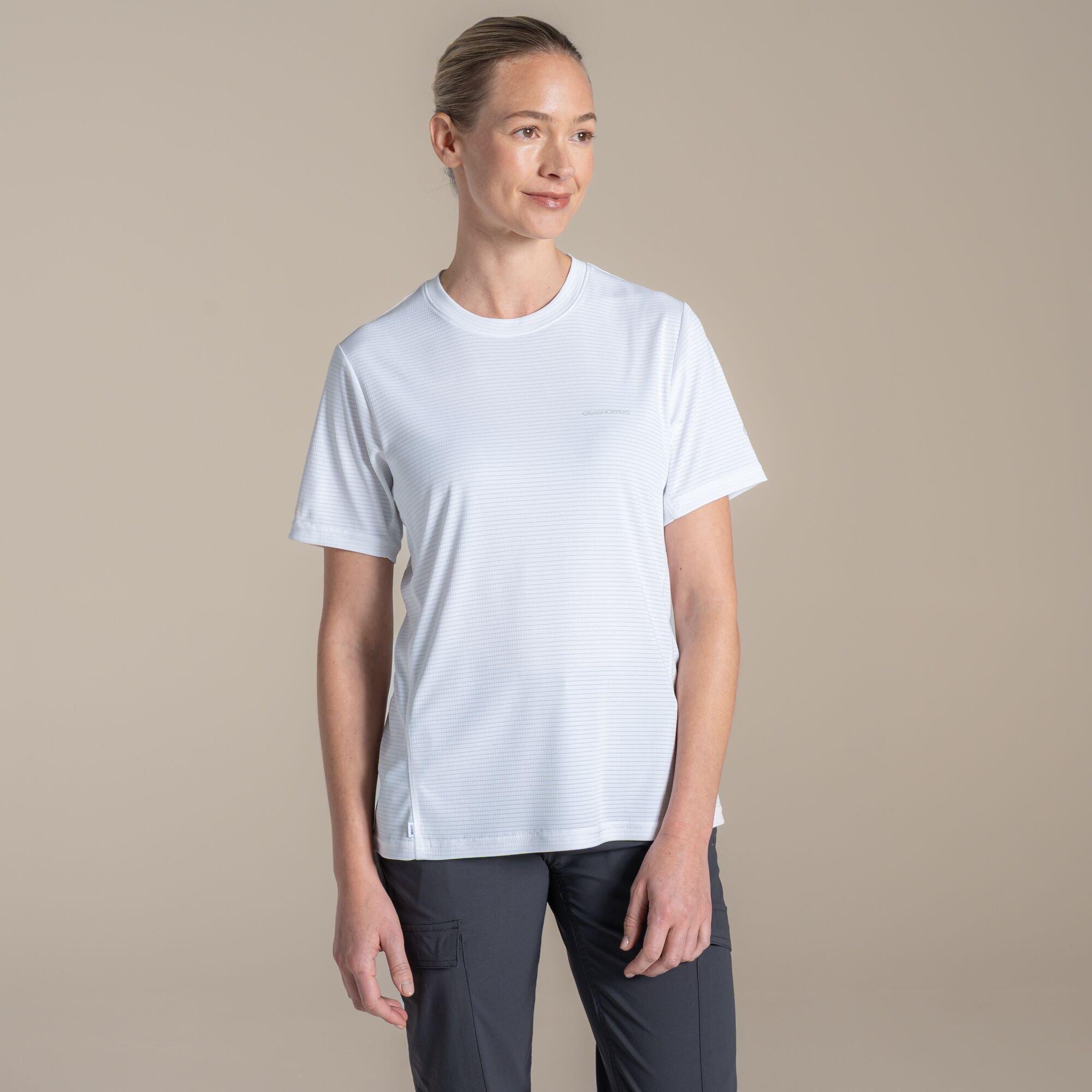 White - Craghoppers - NosiLife Solar Shield+ Short-Sleeved T-Shirt - 1