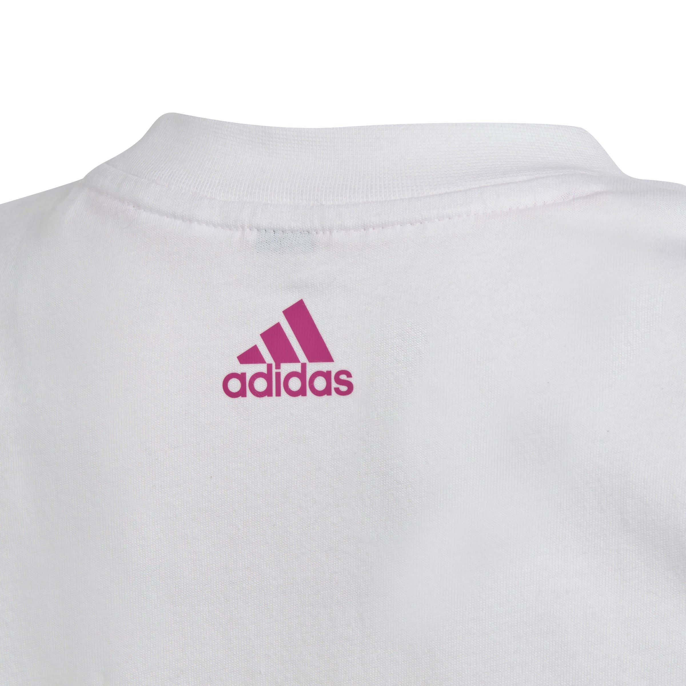 Bianco/Rosa - adidas - Essentials Logo Tee and Short Set Unisex Infants - 7
