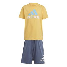 adidas Essentials Logo Tee and Short Set Unisex Infants