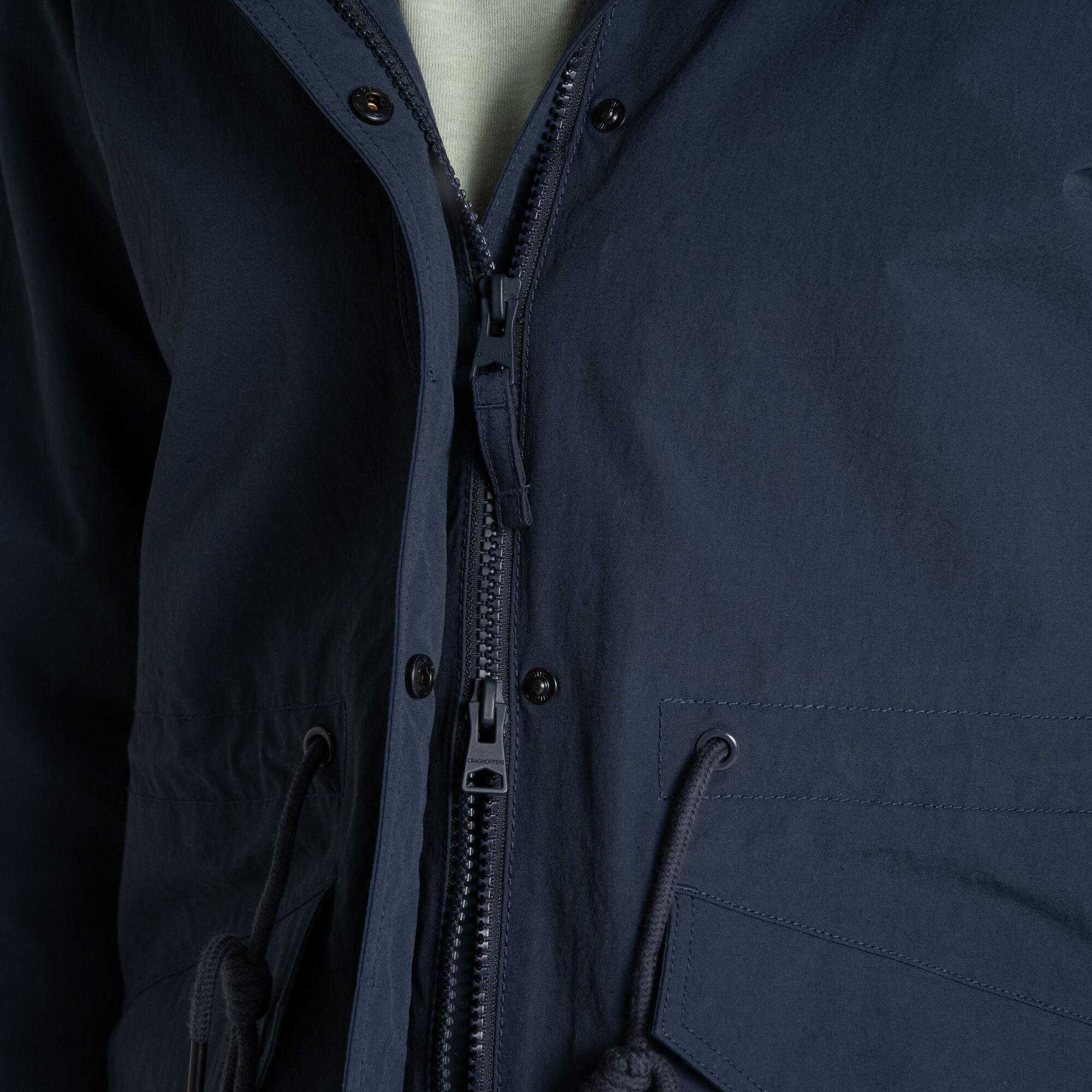 Blue Navy - Craghoppers - Emilia Waterproof Long Jacket - 8