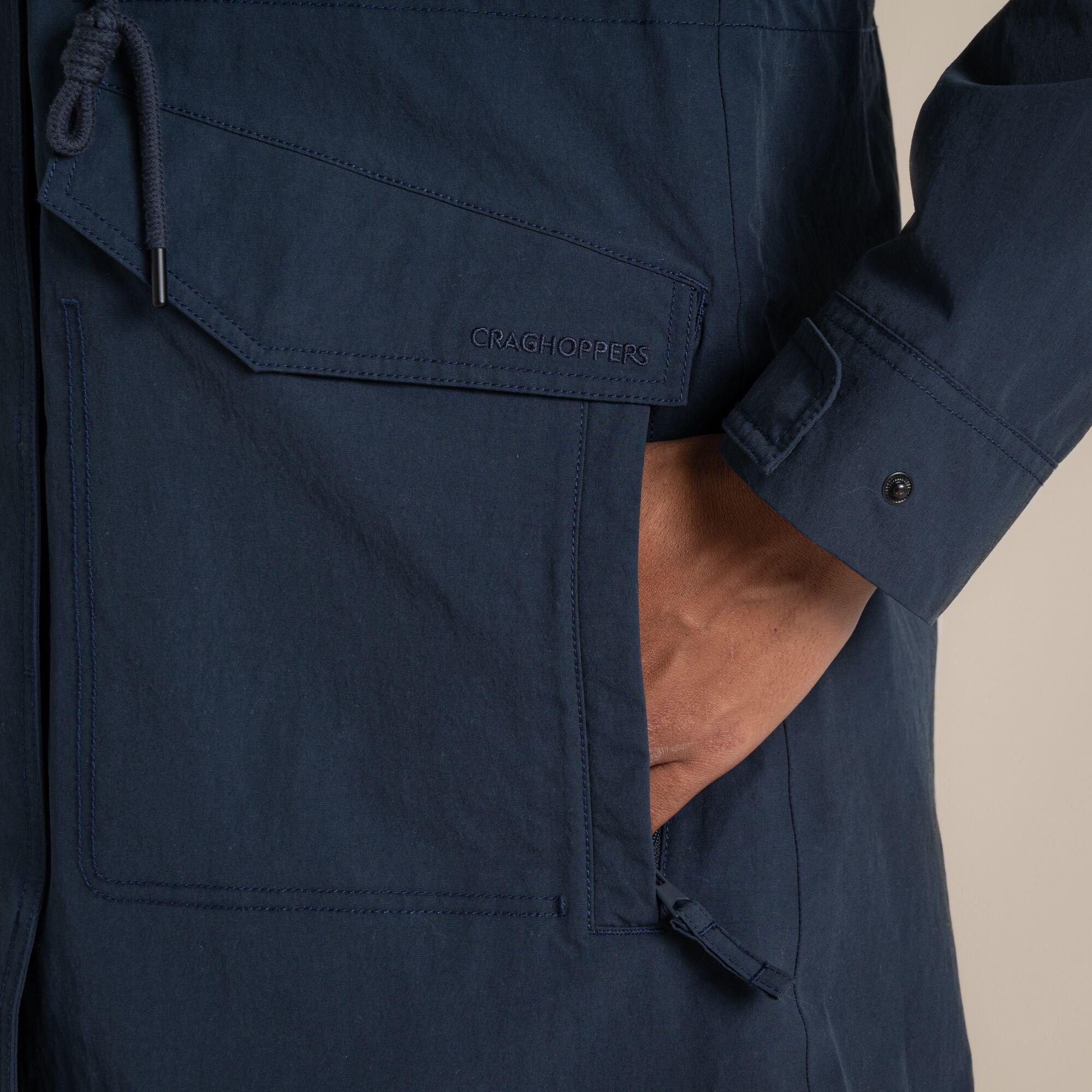 Blue Navy - Craghoppers - Emilia Waterproof Long Jacket - 9