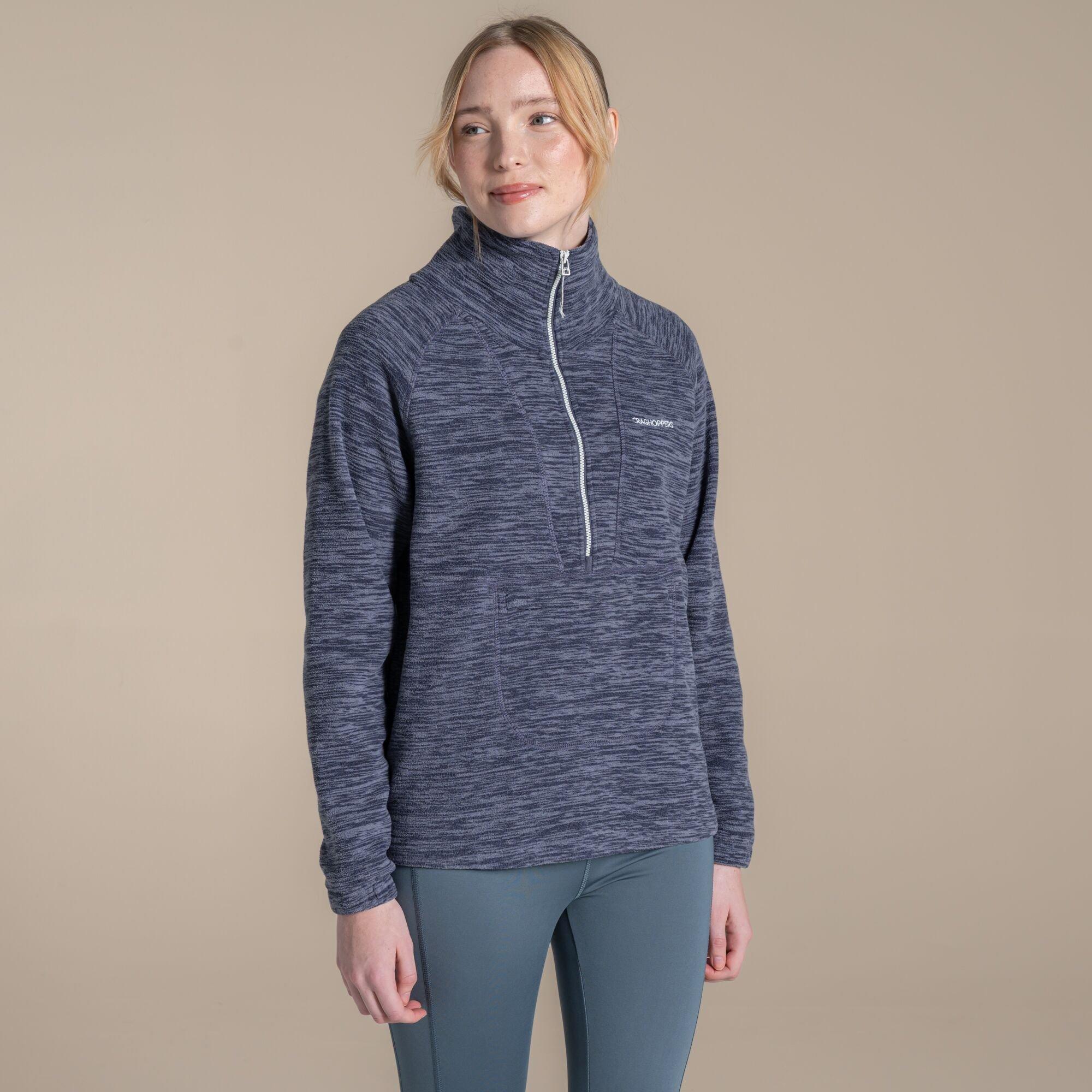 Anthracite - Craghoppers - Esk II Insulated Half Zip Fleece Jacket - 1