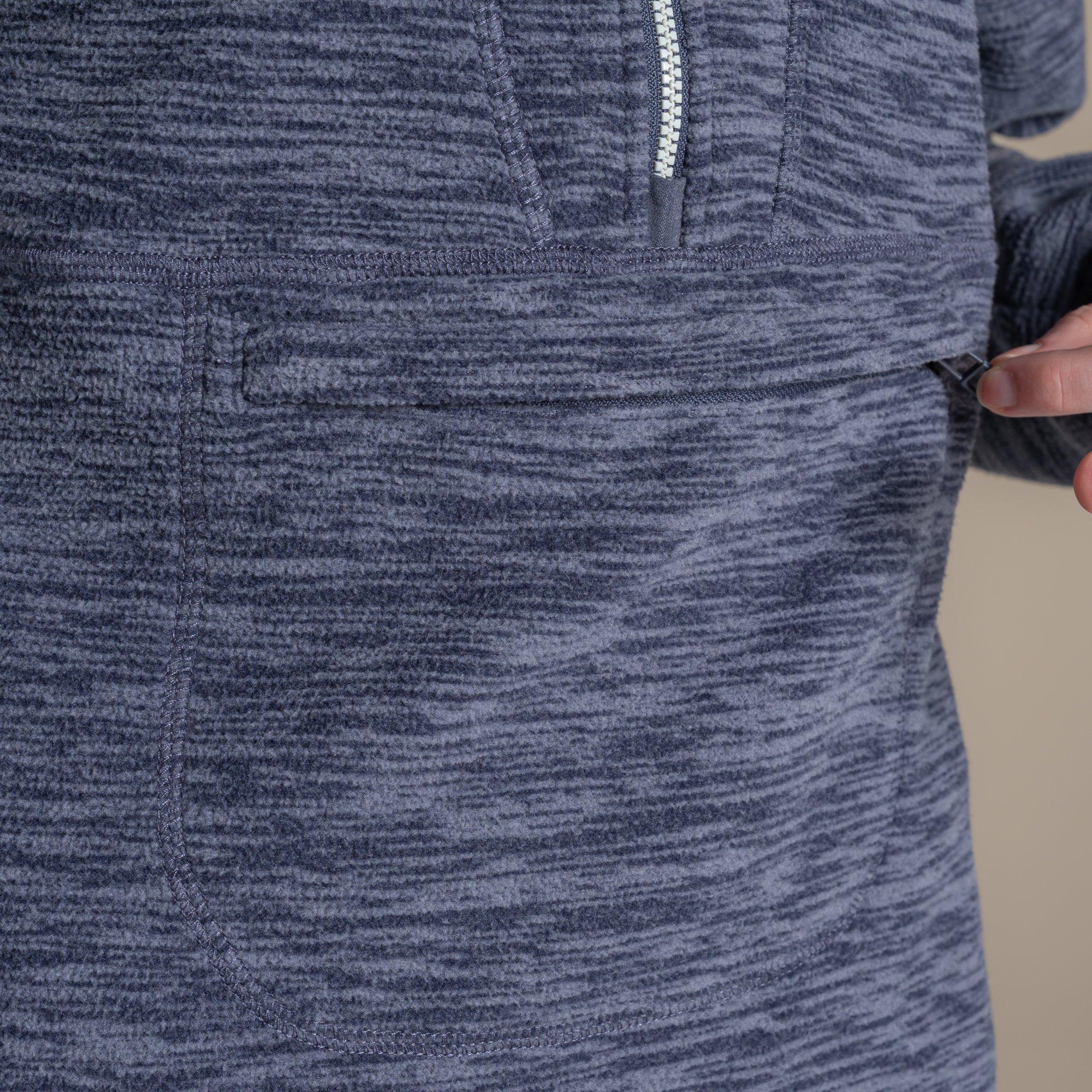 Anthracite - Craghoppers - Esk II Insulated Half Zip Fleece Jacket - 5