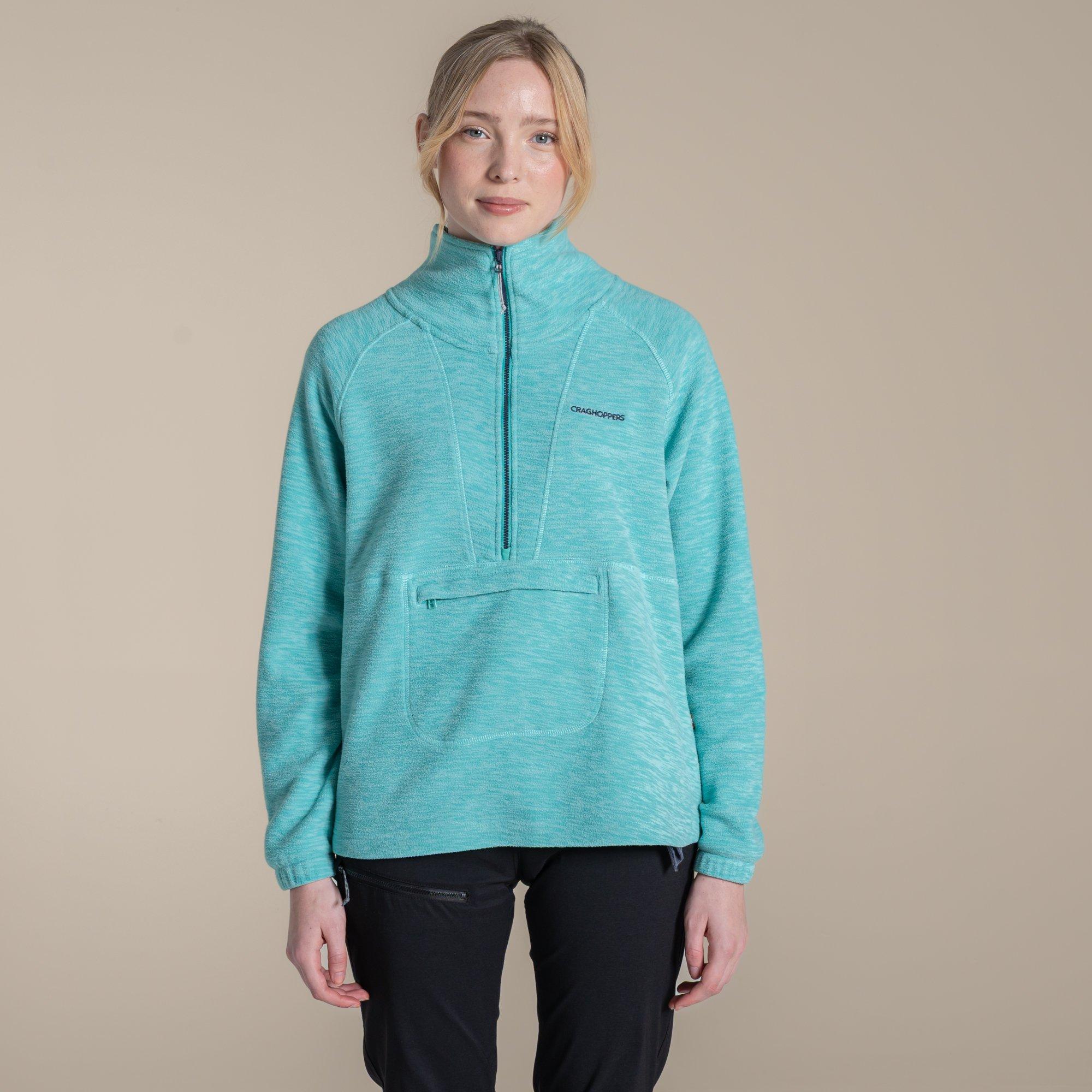 Craghoppers Women's Esk Ii Insulated Half Zip Fleece Jacket - Glazed Aqua - 10